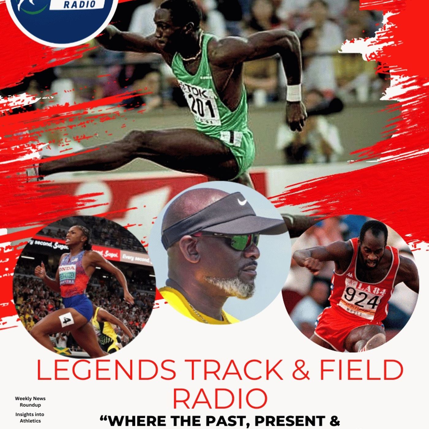 Week 2 Broadcast of LEGENDS TRACK & FIELD RADIO – “Where the Past, Present & Future of Athletics Come Alive” episode artwork