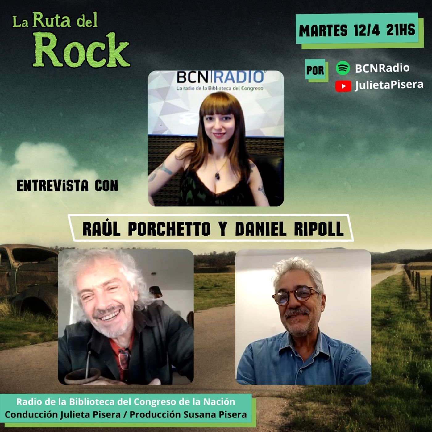 La Ruta del Rock con Raul Porchetto y Daniel Ripoll episode artwork