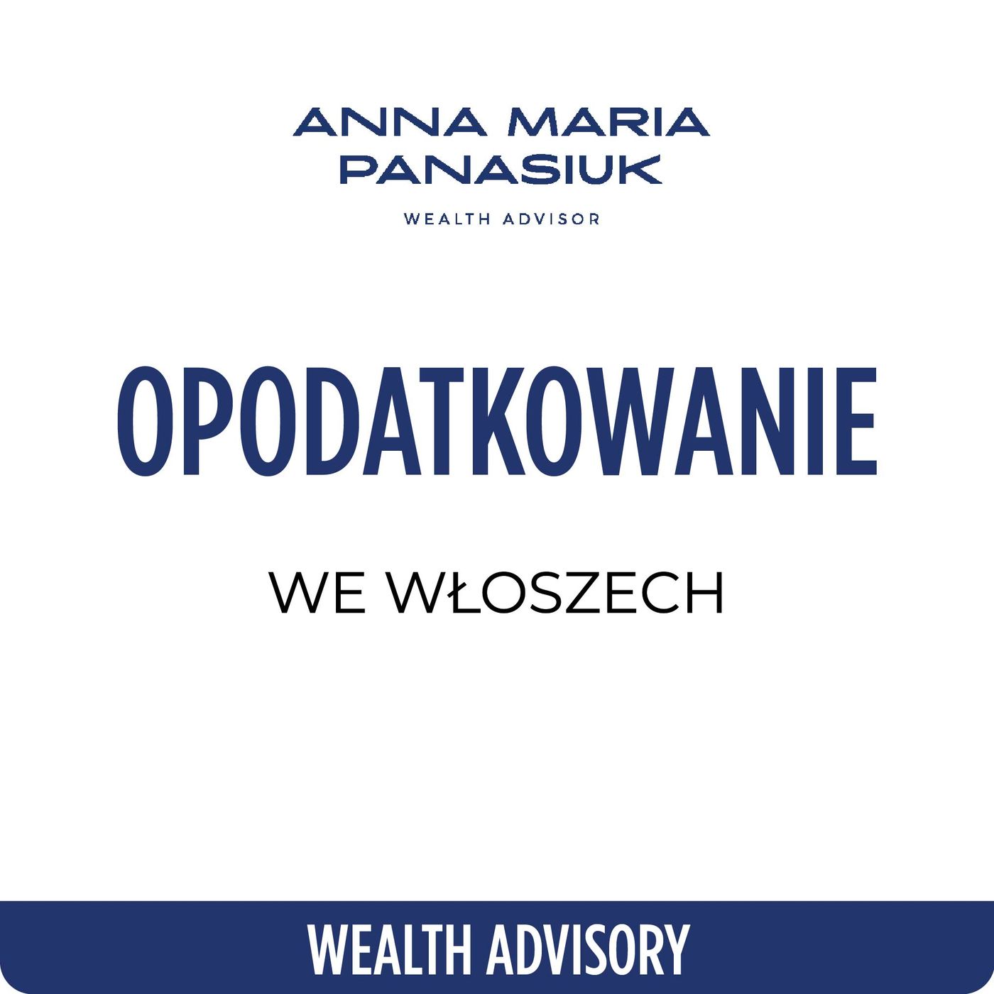 Wealth Advisory -AMP