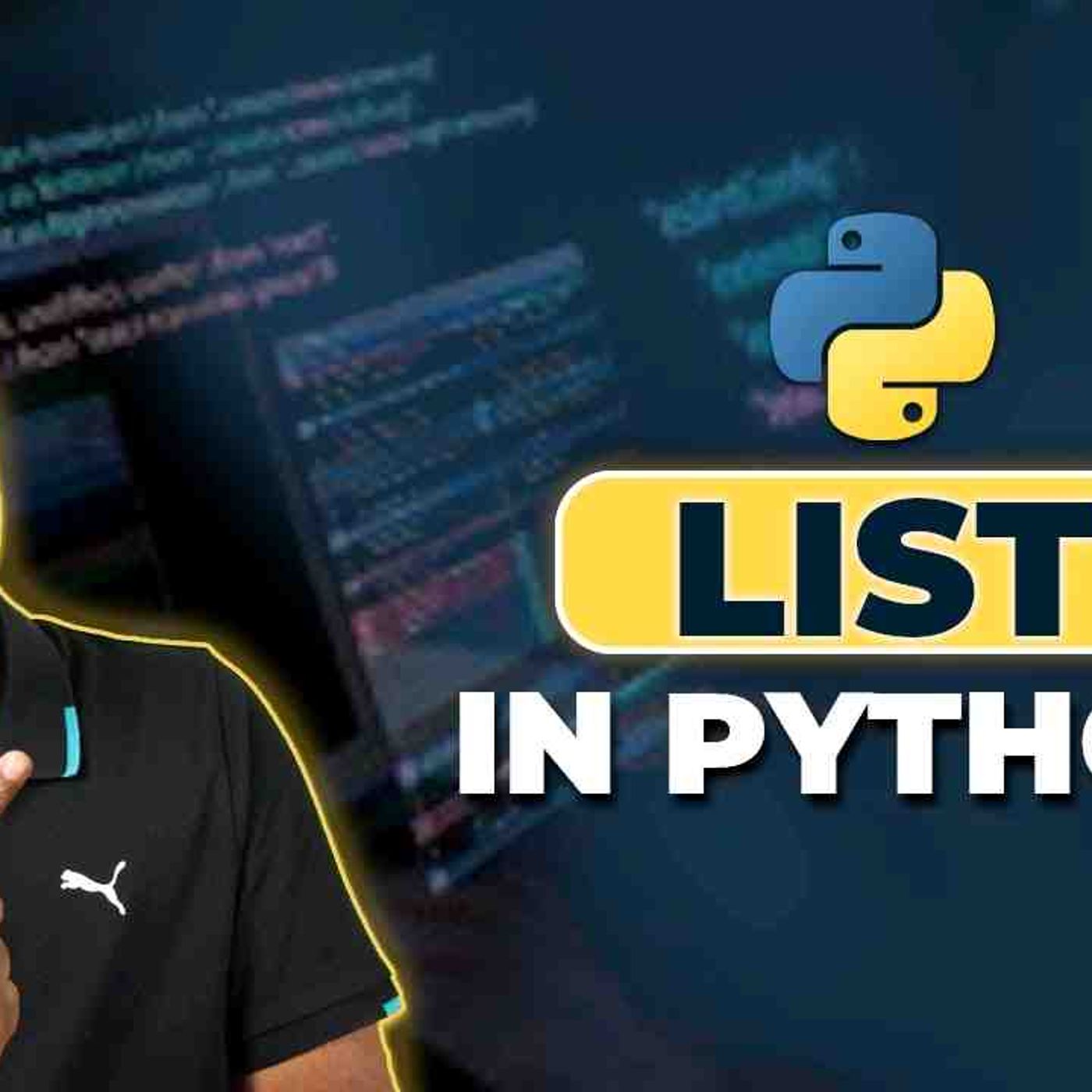 _5 Python Tutorial for Beginners _ List in Python episode artwork