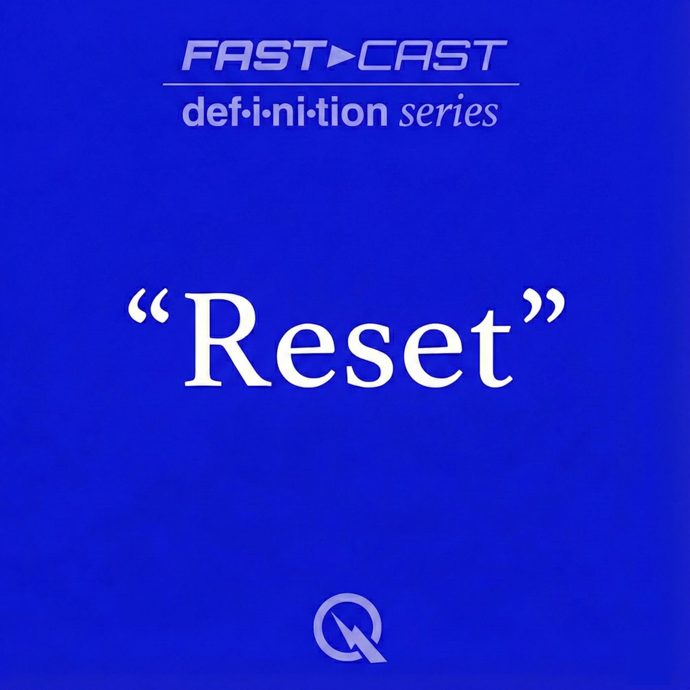Reset podcast artwork