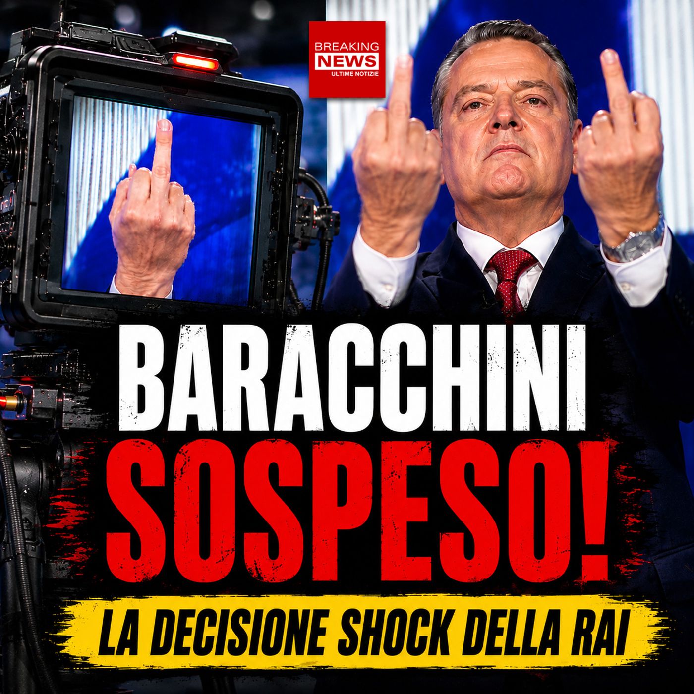Sospensione immediata per Baracchini: la scelta della Rai dopo il gesto in diretta divide il pubblico episode artwork