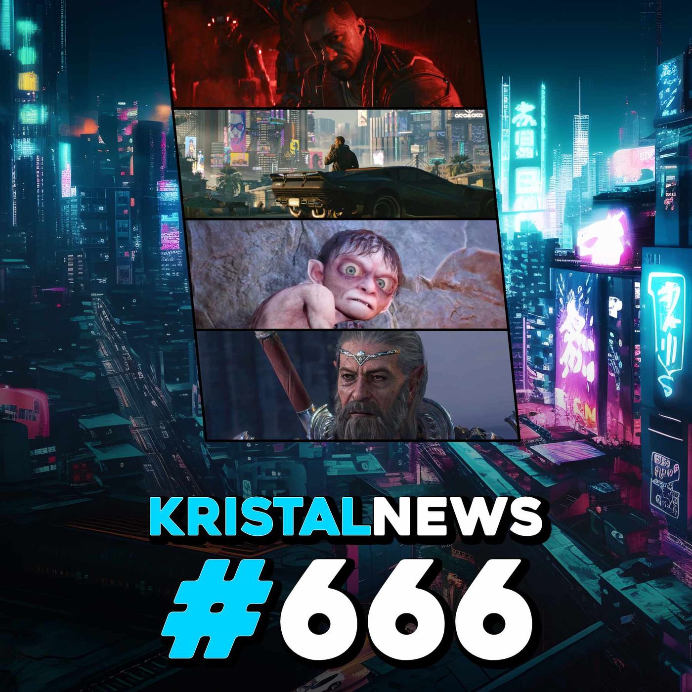 Il COSTO MOSTRUOSO di CYBERPUNK 2077! | Si sono SCUSATI per GOLLUM con CHAT GPT. ▶ #KristalNews 666 episode artwork