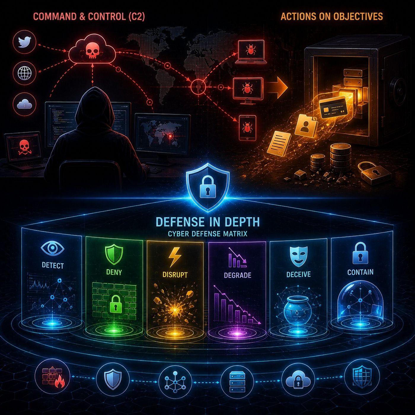 Course 34 - Cybersecurity Kill Chain | Episode 4: Command, Objectives, and Defense in Depth