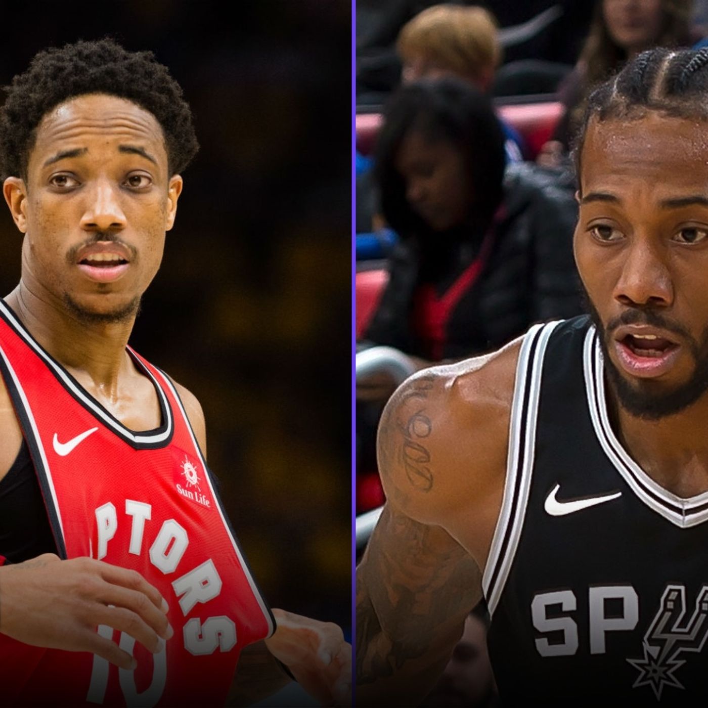 Kawhi Leonard traded to the Toronto Raptors, Demar Derozan to the San Antonio Spurs episode artwork