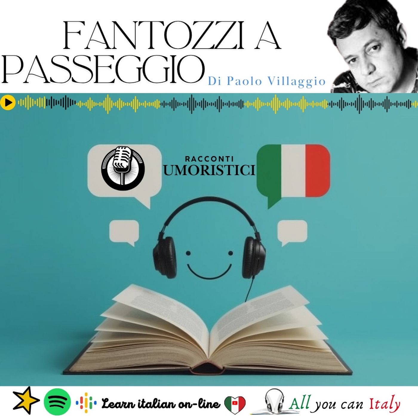 FANTOZZI A PASSEGGIO - ITALIAN PODCAST - RACCONTI UMORISTICI 🎙🎧(B2)