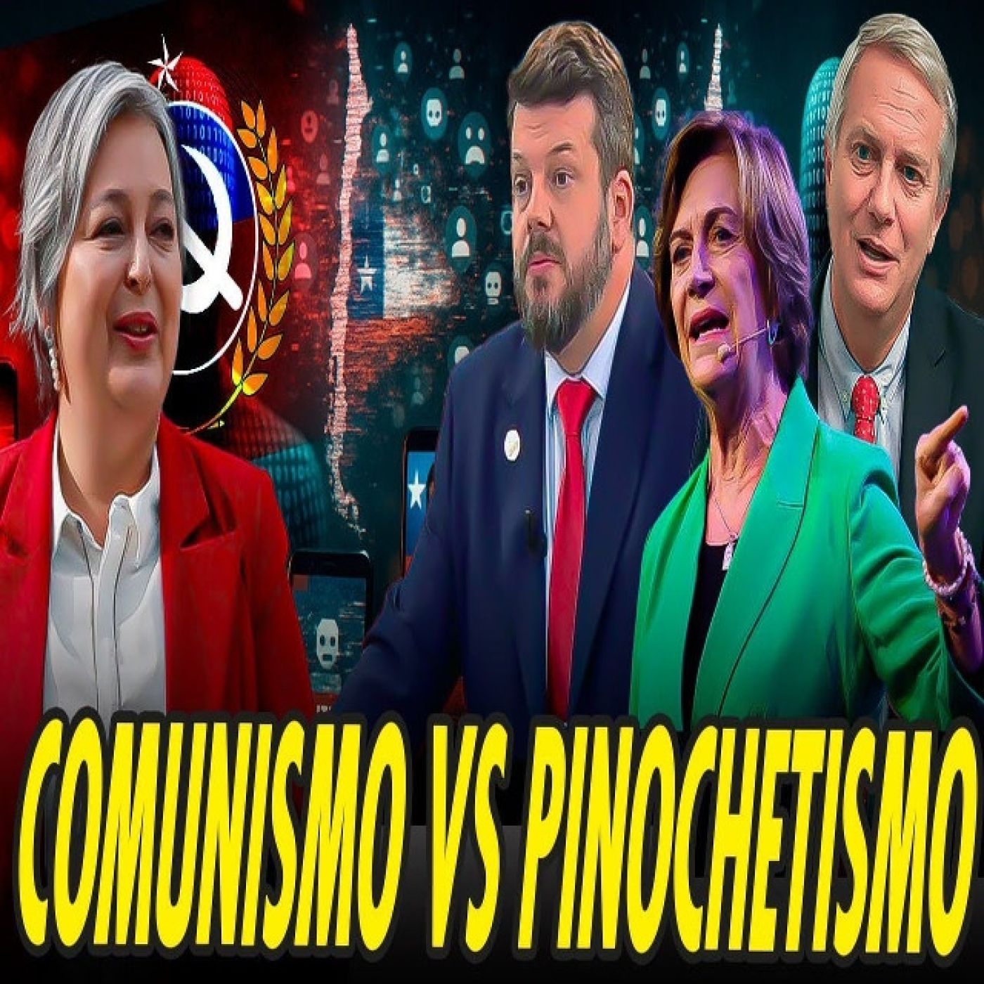 ELECCIONES EN CHILE: UNA COMUNISTA CONTRA LOS BULOS Y BOTS DE 3 PINOCHETISTAS episode artwork