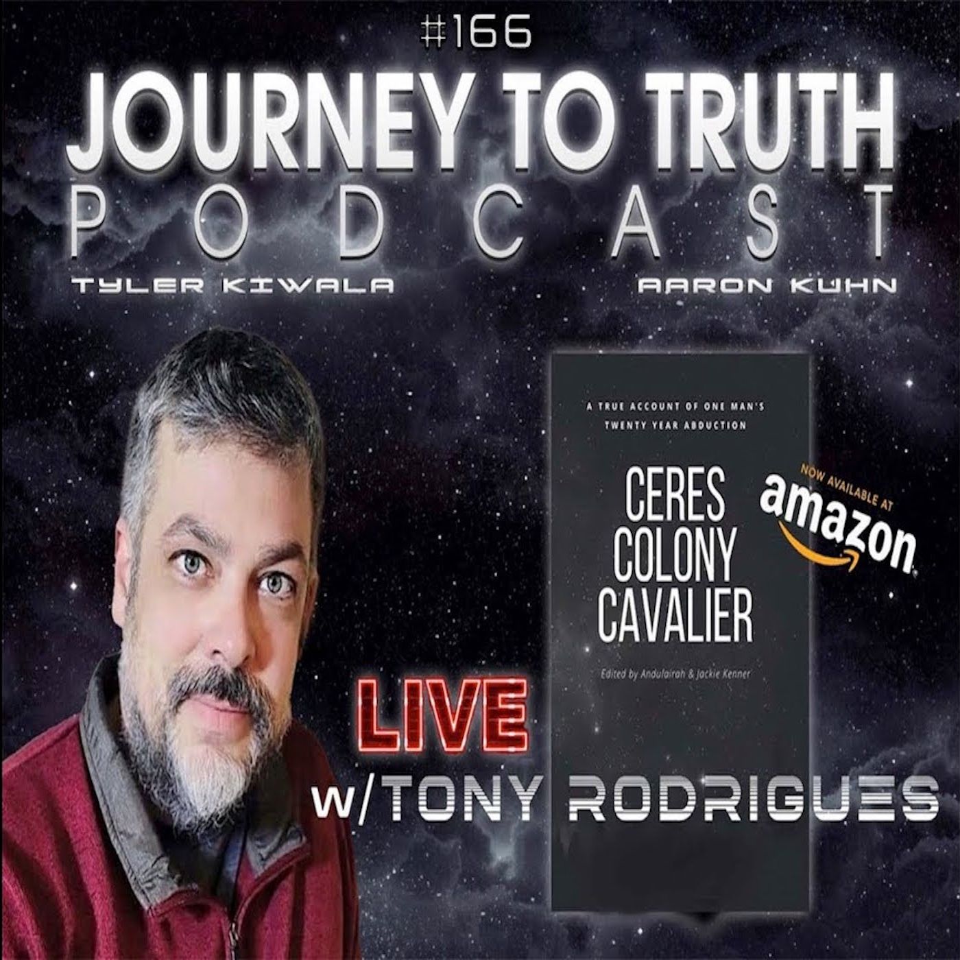 EP 166 - LIVE w/ Tony Rodrigues - A True Account Of One Man's 20 Year Abduction