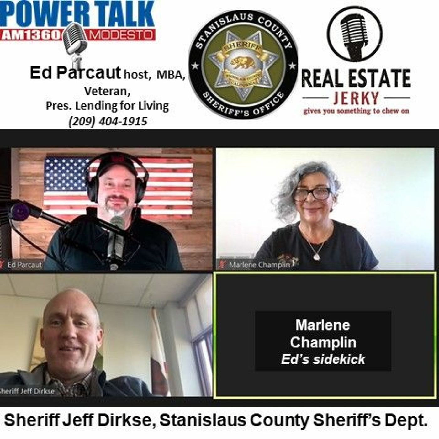 Stanislaus - Sheriff - Jeff - Dirkse - Crime Never Takes A Break - Ed - Marlene - 1-29 - 2022