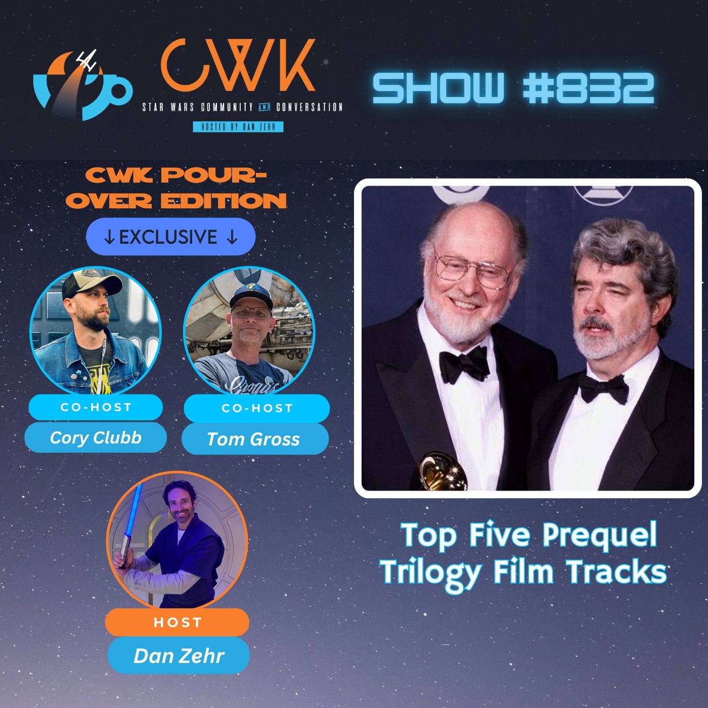 CWK Show #832: Top Five Favorite Musical Tracks From The Star Wars Prequels