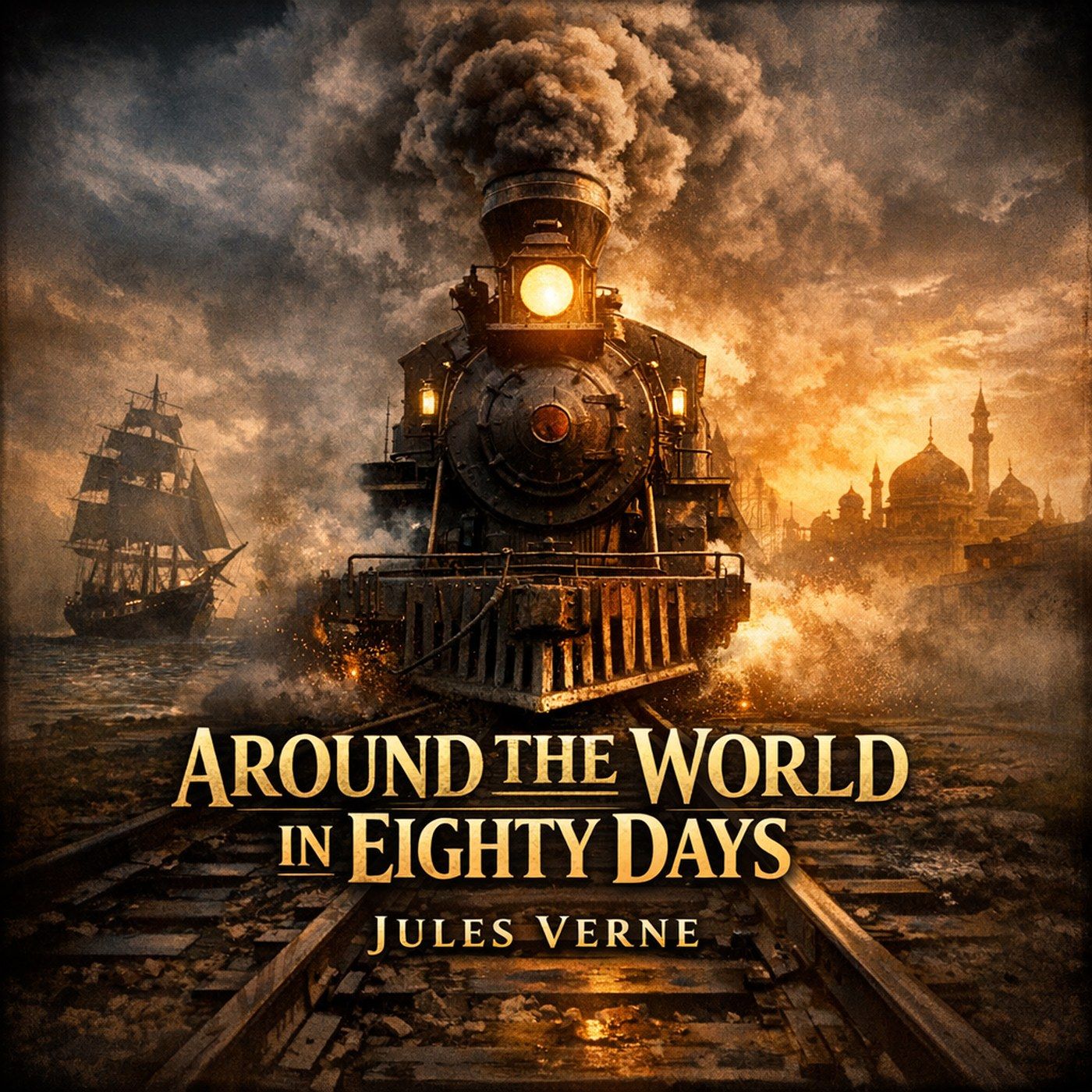 🟡 Around the World in Eighty Days (Alternative Reading) (Full Audiobook) | Jules Verne episode artwork