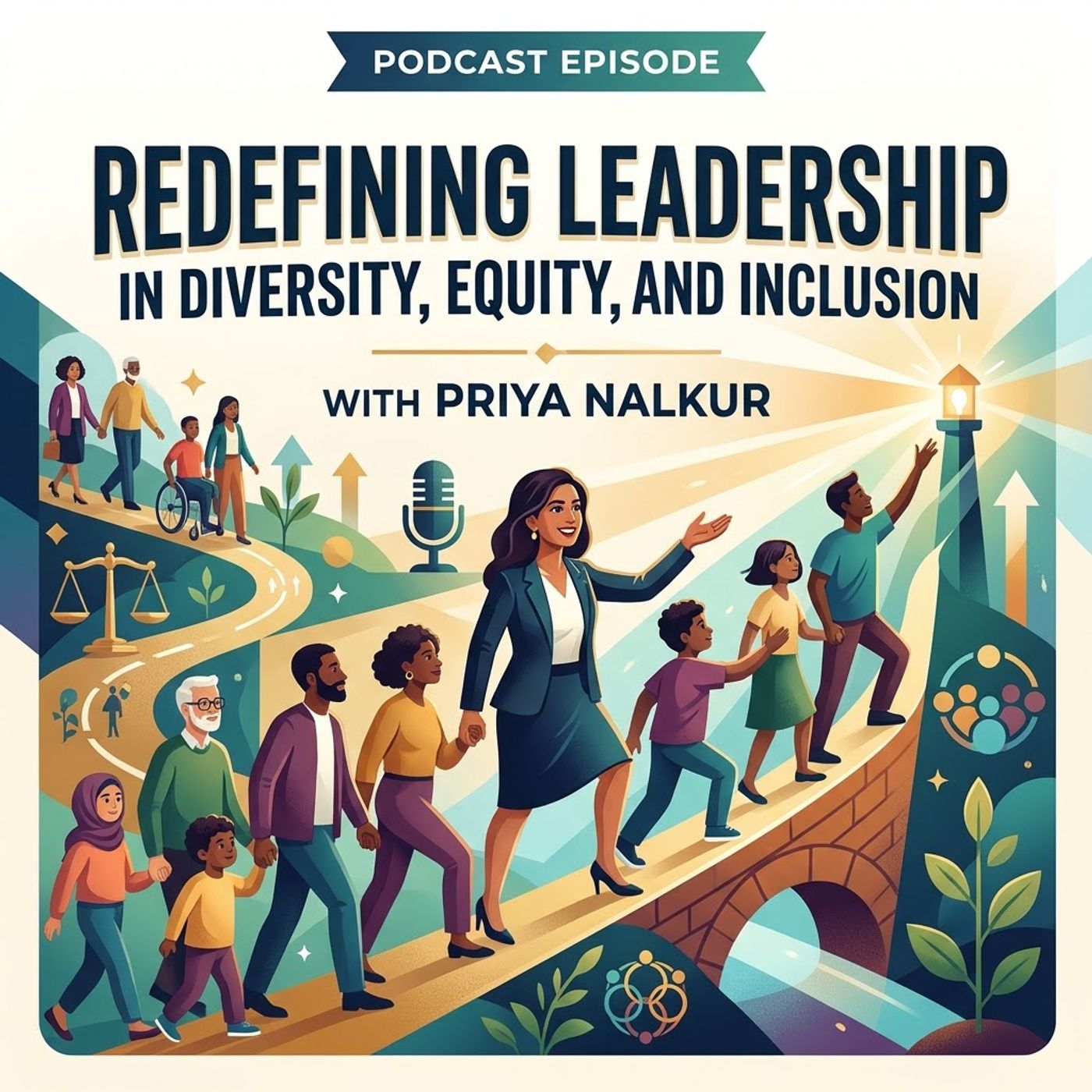 Redefining Leadership in Diversity Equity  and Inclusion. With Priya Nalkur episode artwork