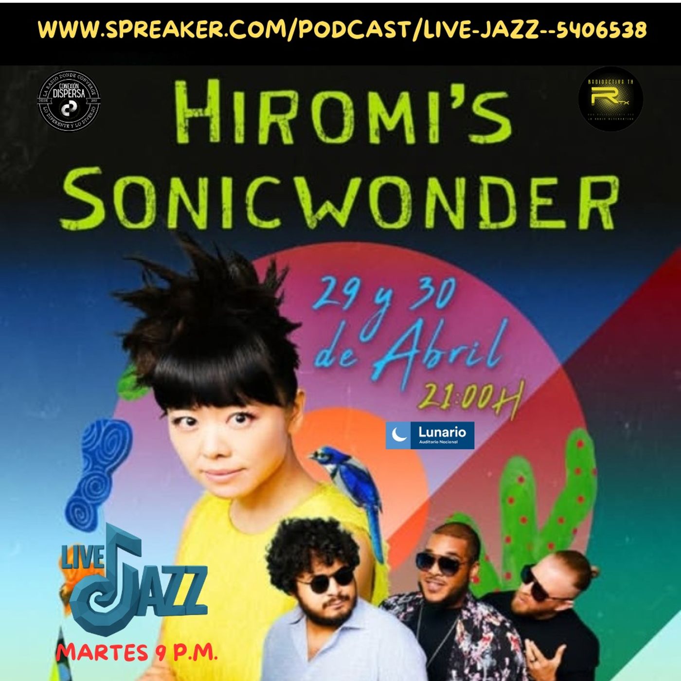 Live Jazz 28 abril HIROMI S SONICWONDER podcast episode artwork