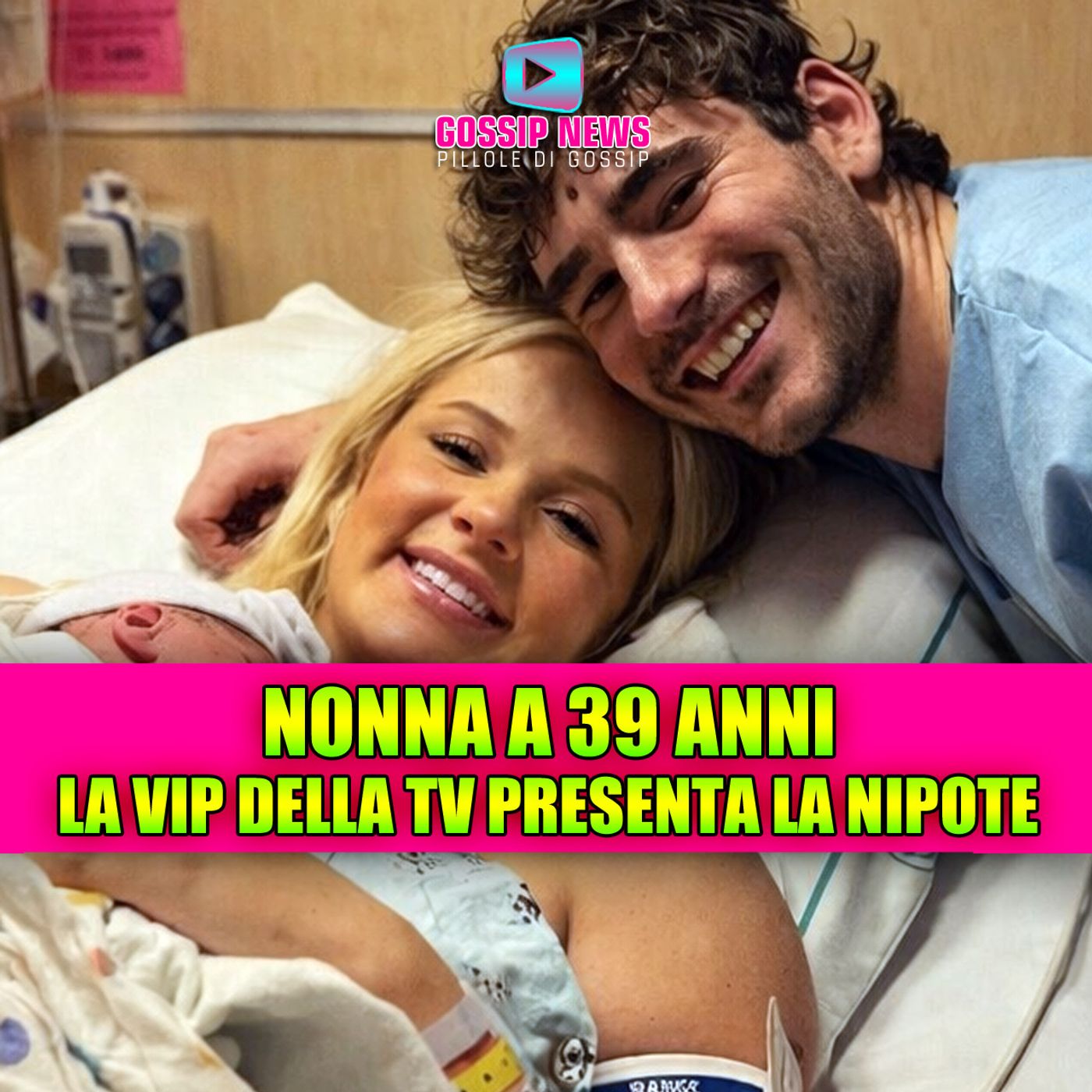 Sono diventata nonna: la vip della tv presenta la nipotina