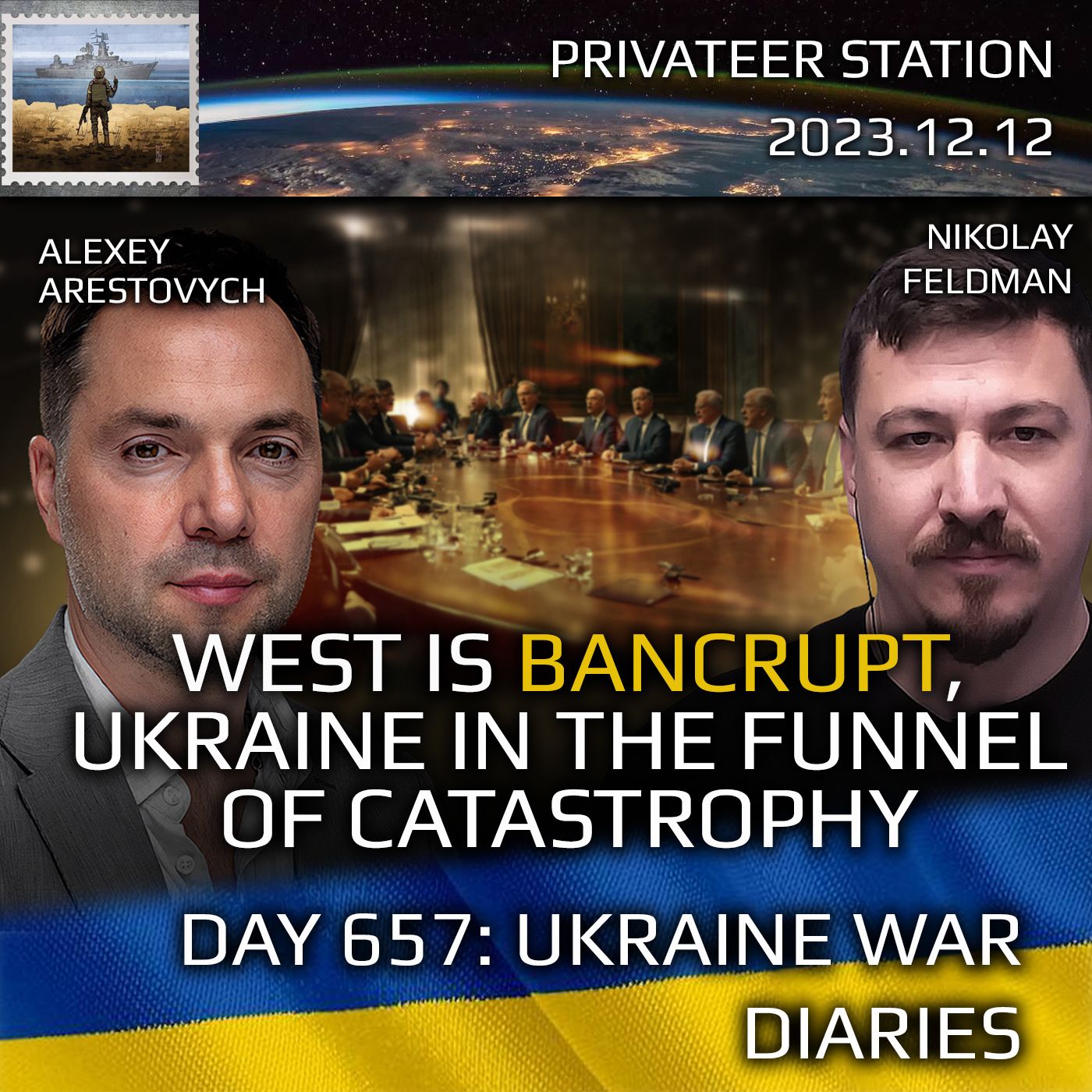 cover of episode War Day 657: West is Bankrupt. Ukraine in the Catastrophy Funnel.