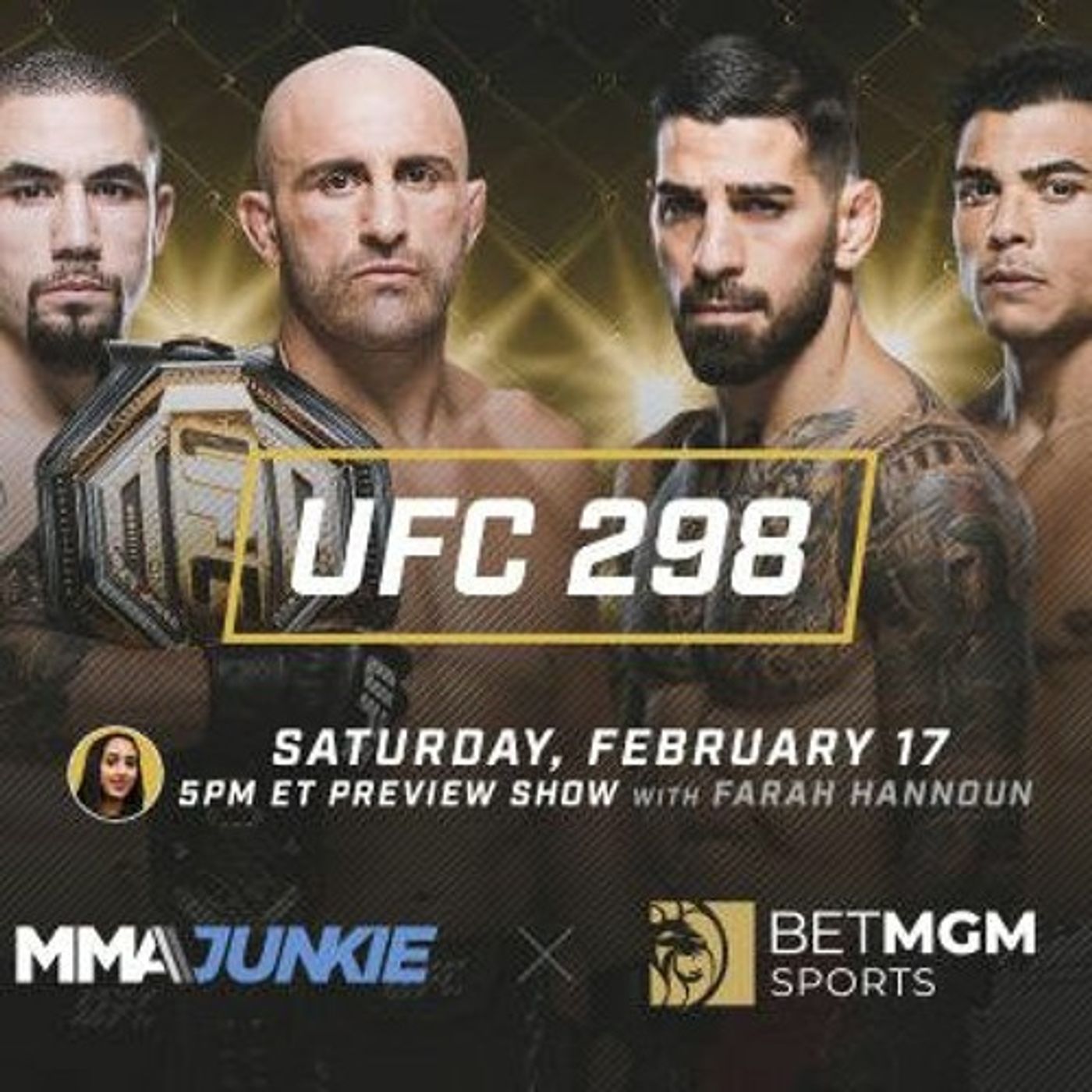 Dana White Post-Fight Press Conference UFC 298 episode artwork