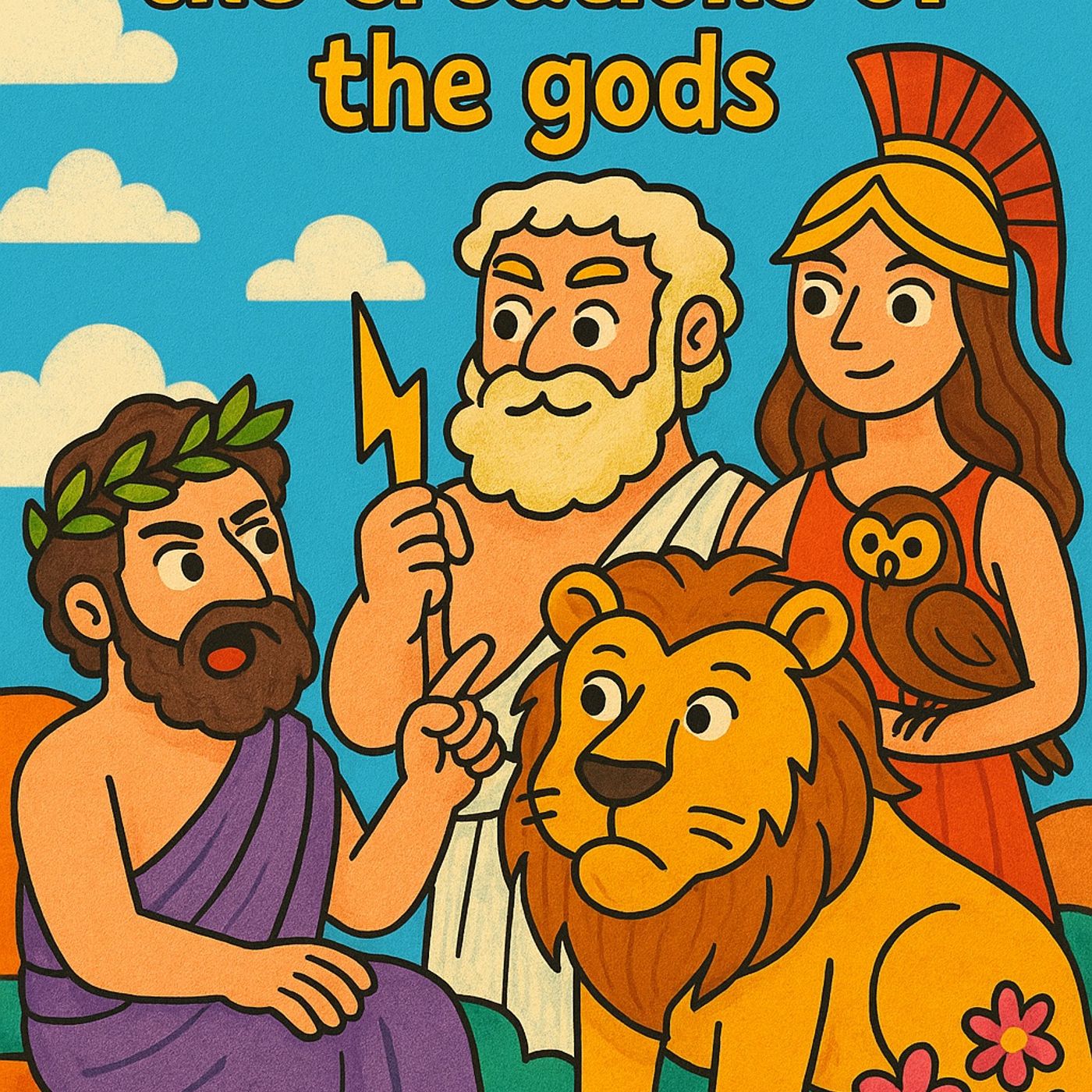 Momus criticizes the creations of the gods episode artwork