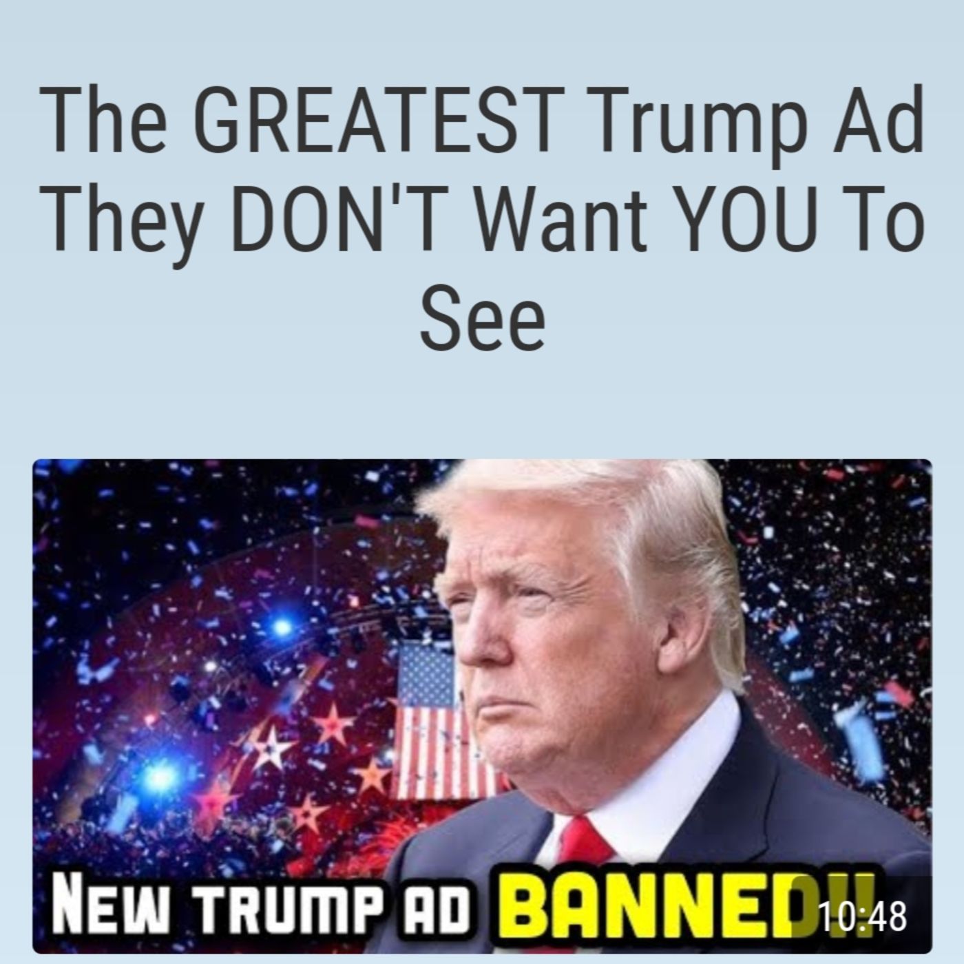 The GREATEST Trump Ad They DON'T Want YOU To See episode artwork