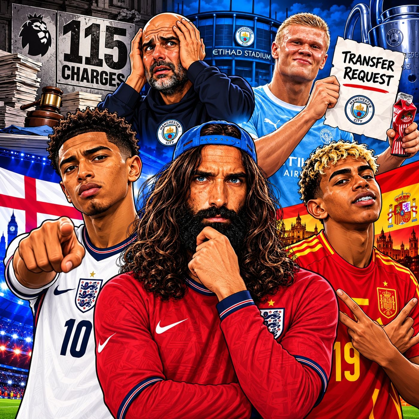 Manchester City CHARGED + England v Spain Betting Picks | 90 + 3 (EP.1) episode artwork