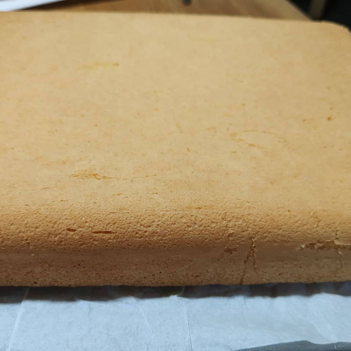 Pan di spagna rettangolare