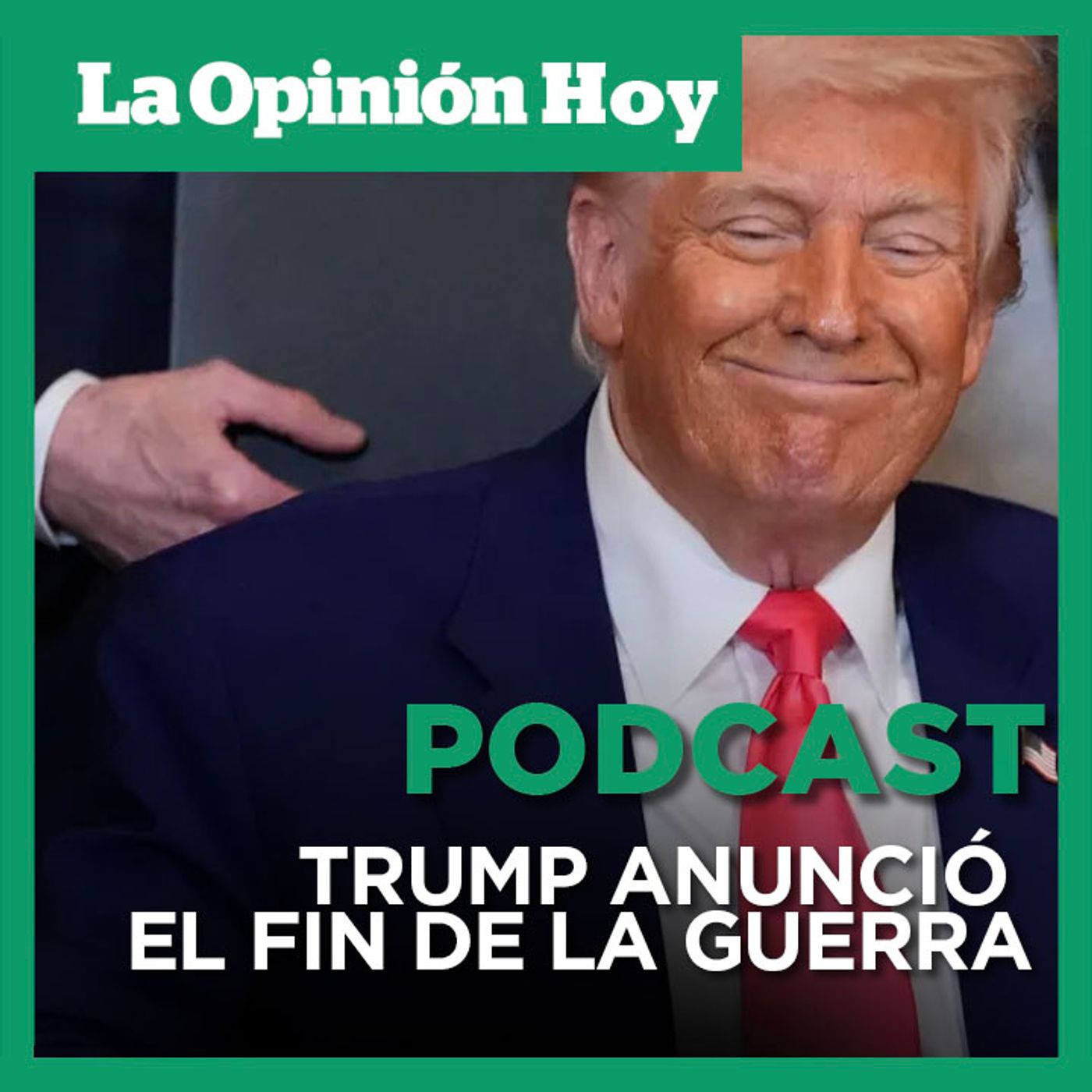 Donald Trump anunció  un cese al fuego entre Israel e Irán.