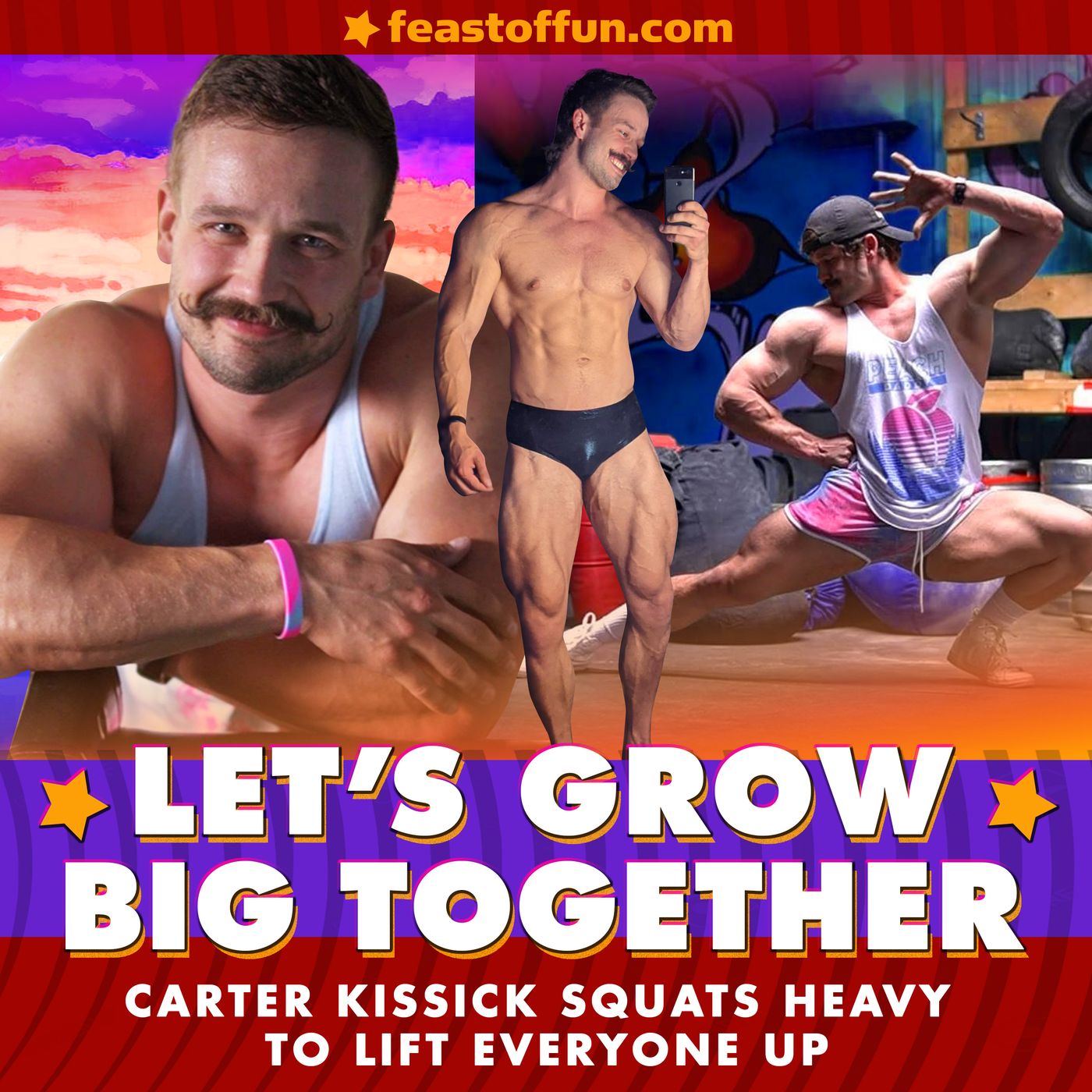 Carter Kissick Squats Heavy, Lifts Everyone Up