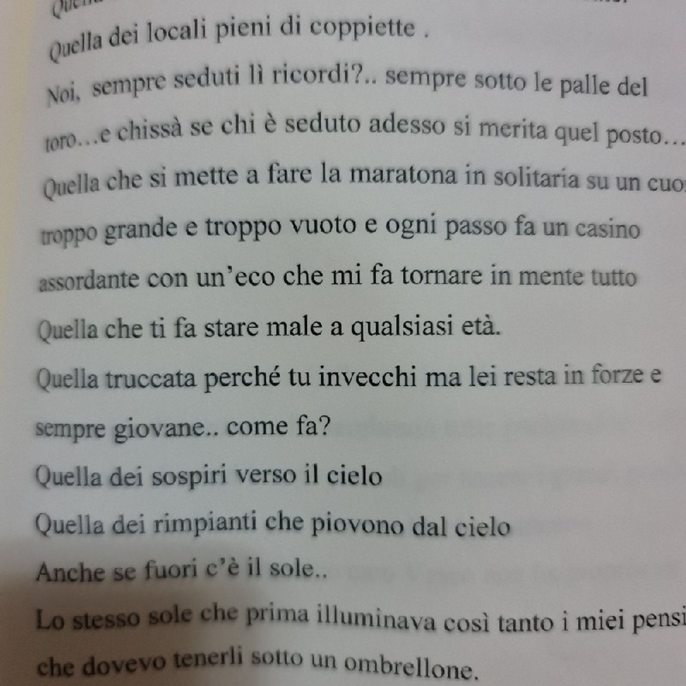 Cronache di un\'assenza