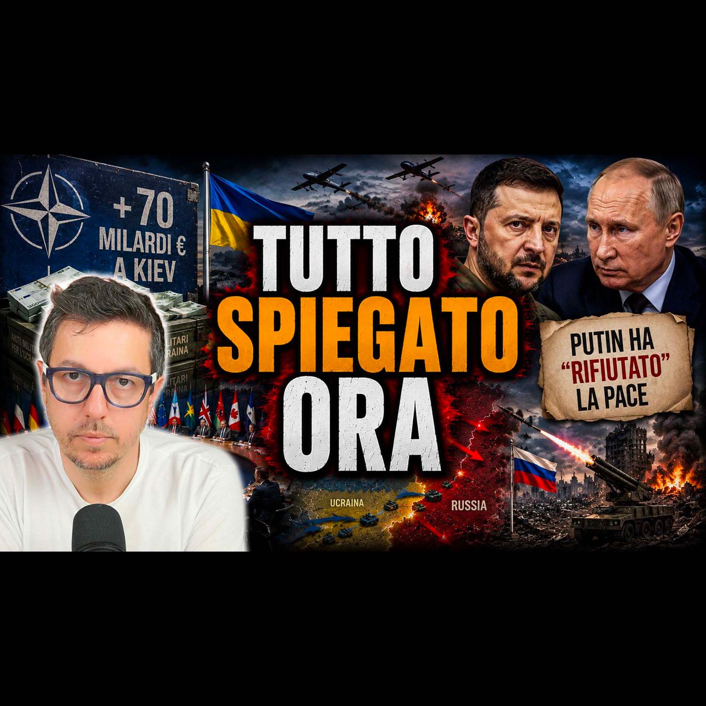 ALTRI 70 MILIARDI A KIEV | FORTUNA CHE PUTIN HA “RIFIUTATO LA PACE”