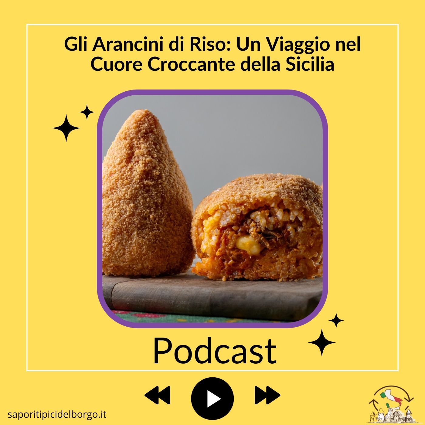 Arancino o Arancina Viaggio Goloso tra Storia e Curiosità episode artwork