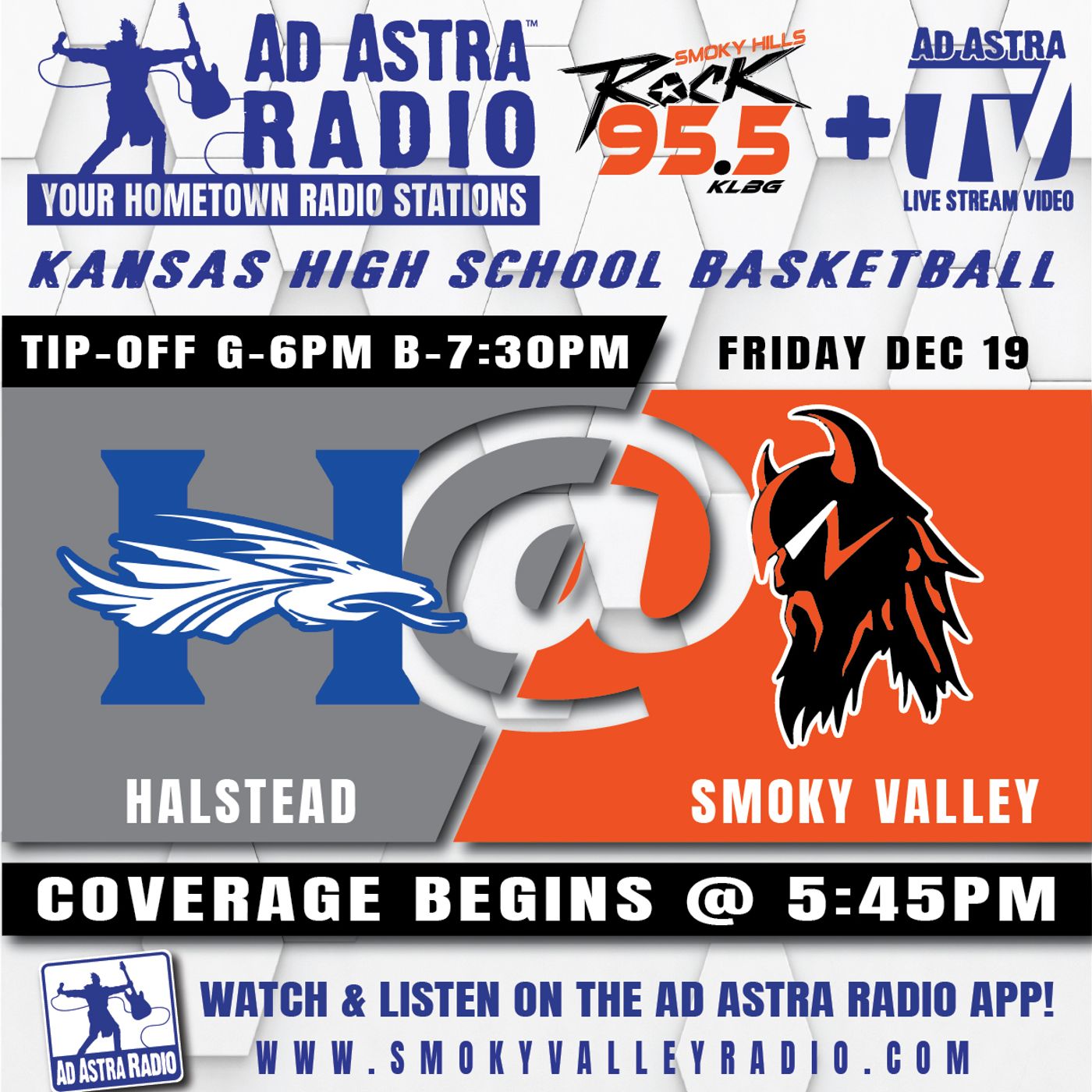 Halstead Dragons at Smoky Valley Vikings High School Basketball (December 19, 2025) episode artwork