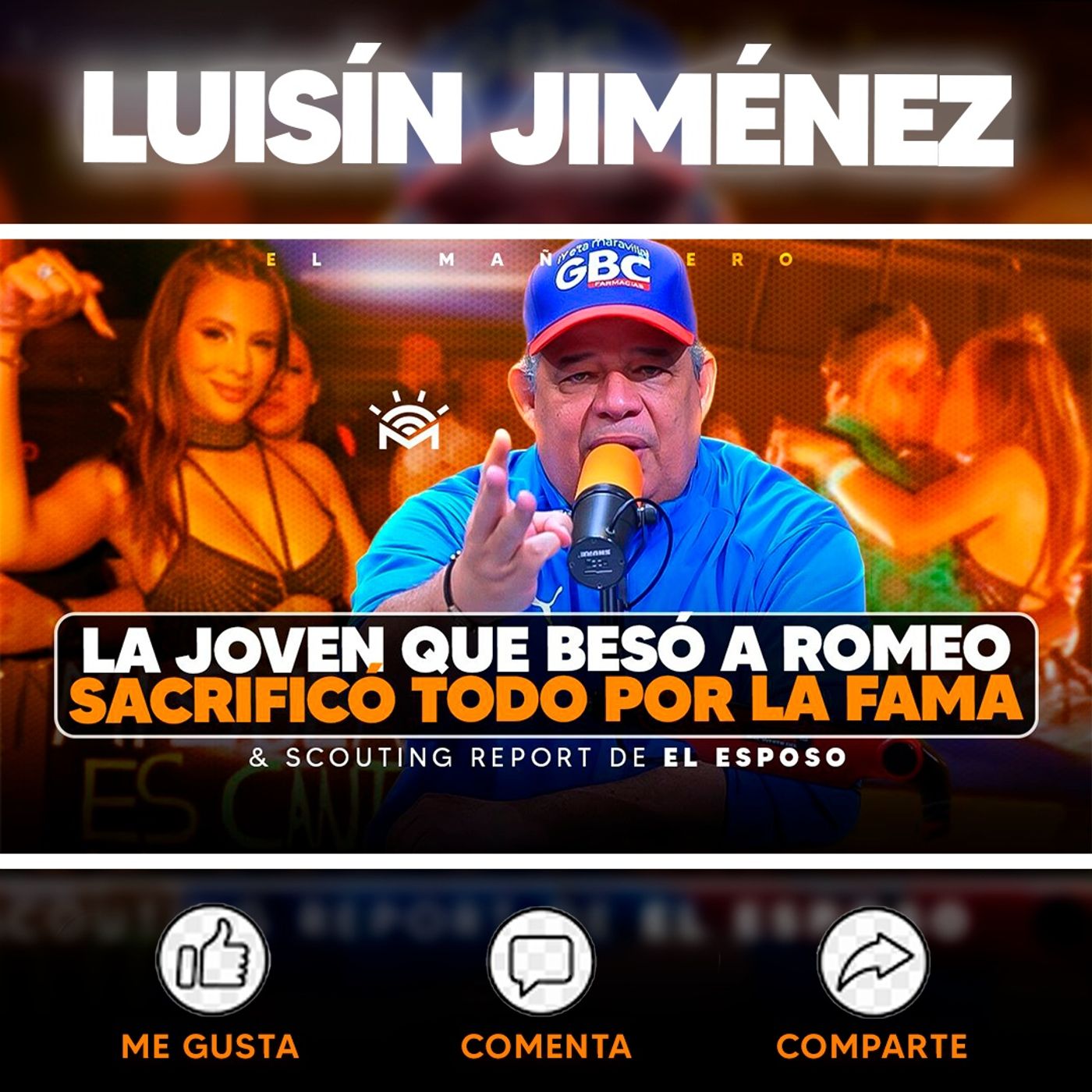 La Razón del beso de la Joven a Romeo Santos - Luisín Jiménez y Scouting Report al Esposo