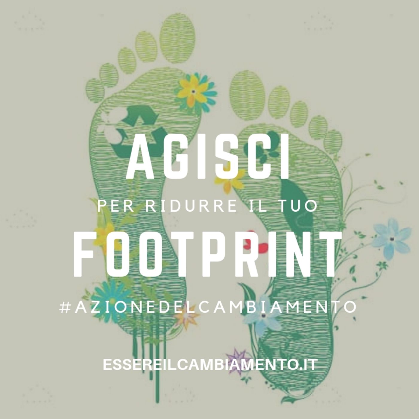 Agisci per ridurre il tuo footprint! 👣