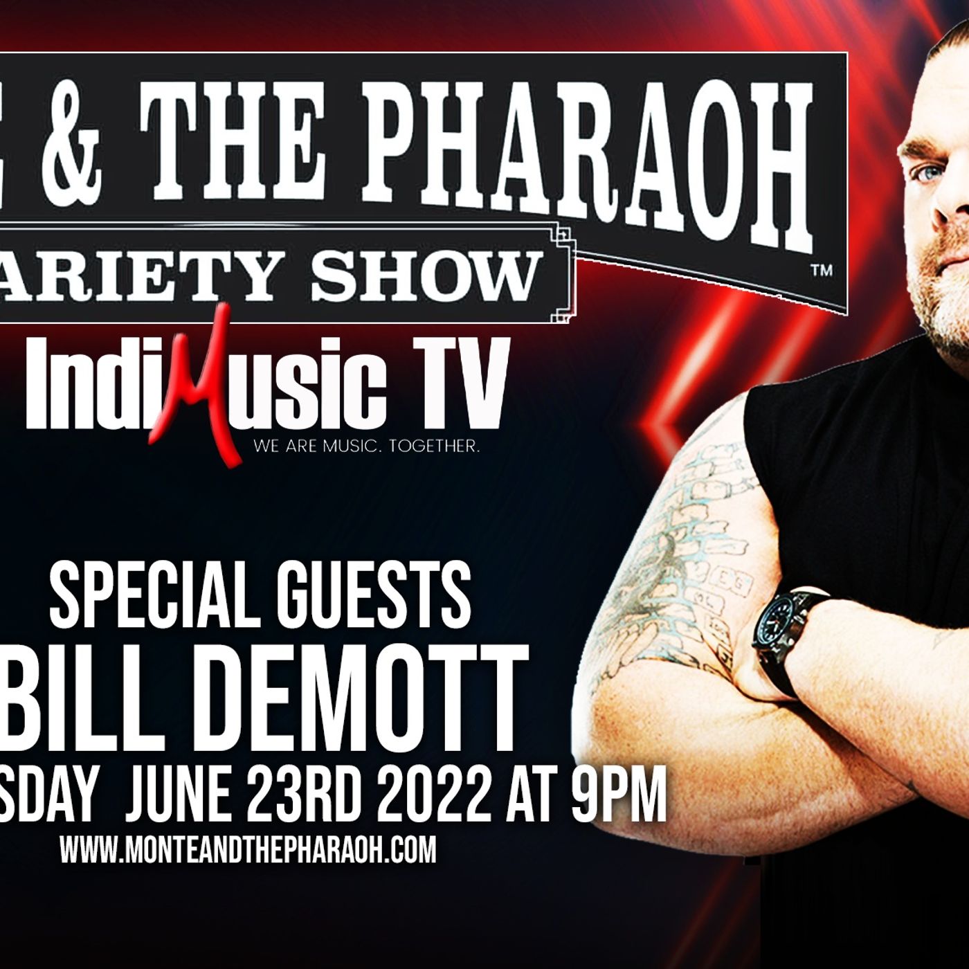 Monte and The Pharaoh Present Bill DeMott joins LI#1 Pro Wrestling Broadcast episode artwork