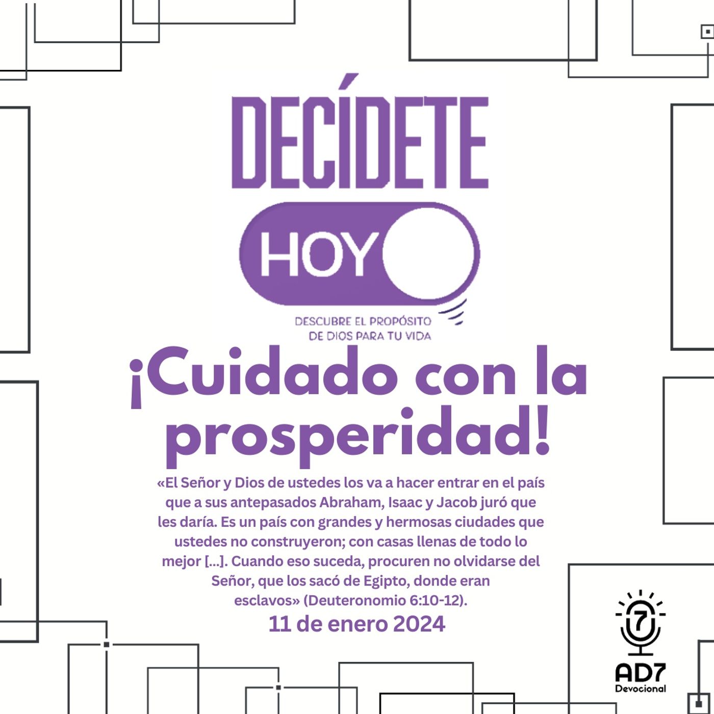 ¡Cuidado con la prosperidad! | Devocional de Jóvenes | 11 de enero 2024
