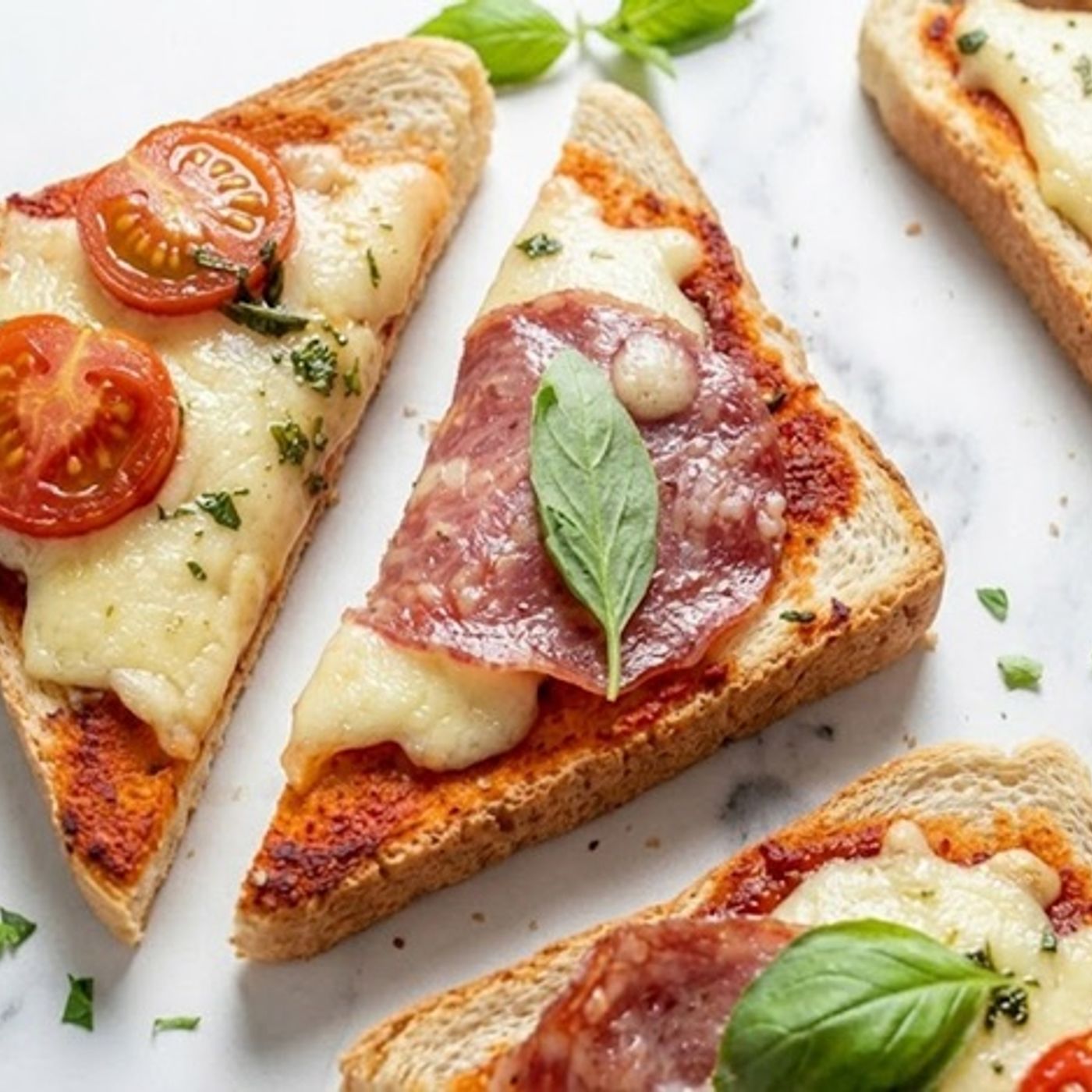 PIZZA TOAST CROCCANTI: il trucco per triangolini sfiziosi mai molli