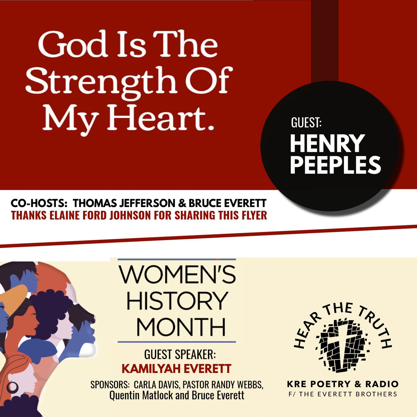 KRE POETRY AND RADIO - EP 70 (GUEST : HENRY PEEPLES) episode artwork