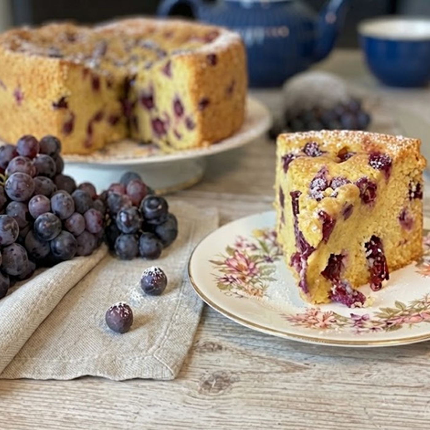 Torta con Uva Fragola (Torta Bertolina): la ricetta facile, profumata e tradizionale episode artwork