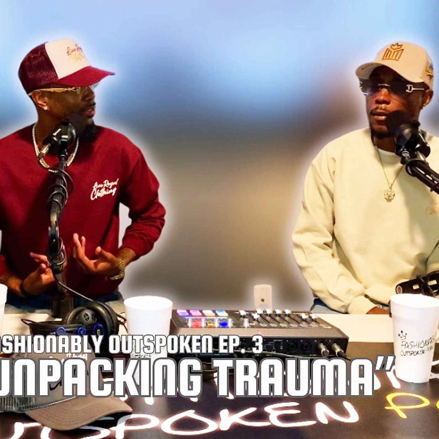 Episode 3 ''UNPACKING TRAUMA'' episode artwork
