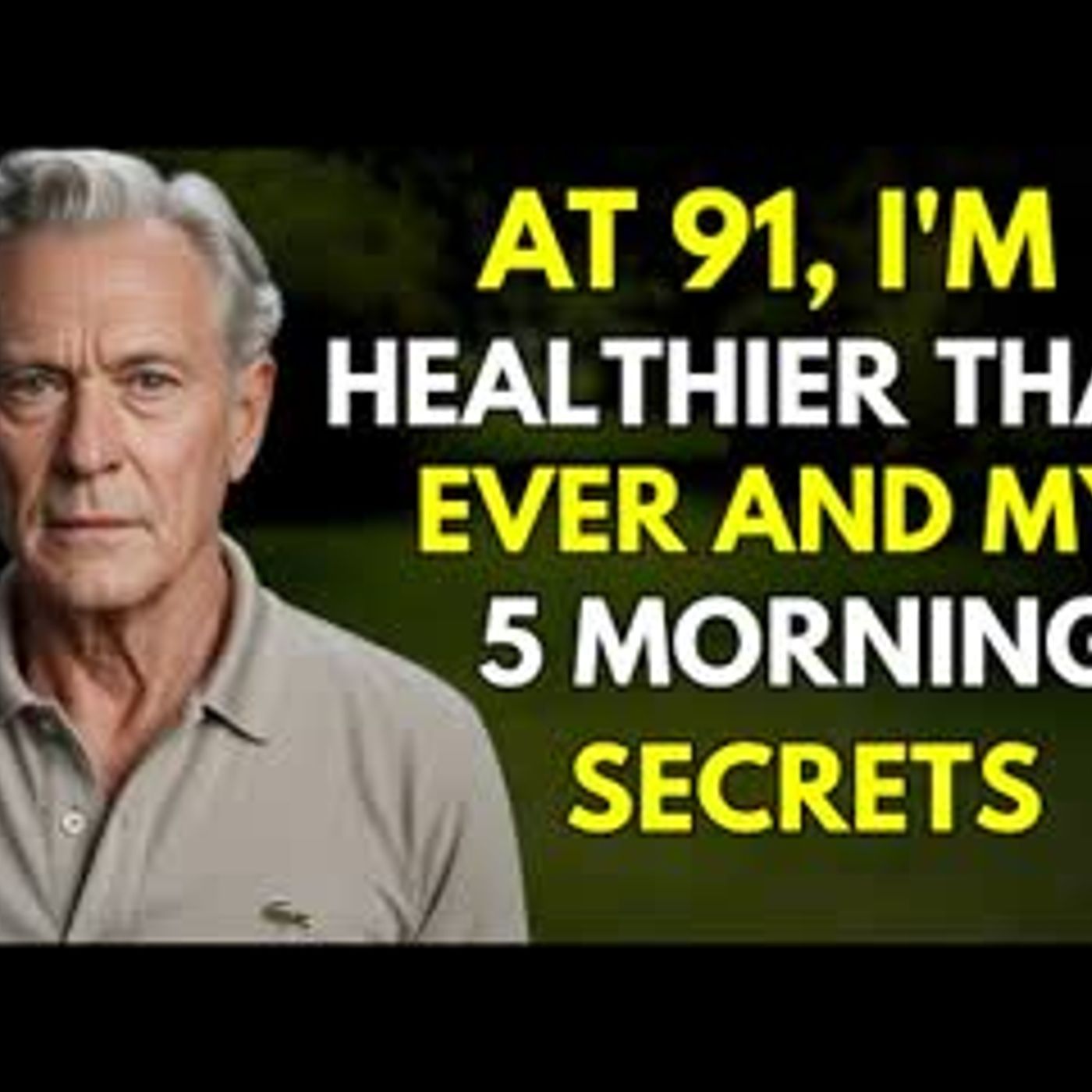 I’m 91, Take No Meds and Live Alone - These 5 Daily Habits Keep Me Healthier Than People Half My Age