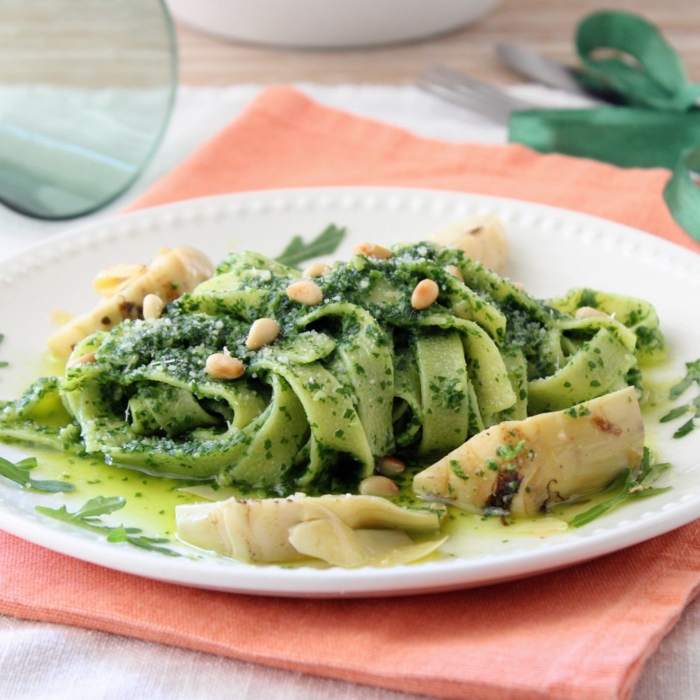 Fettuccine con pesto di rucola episode artwork