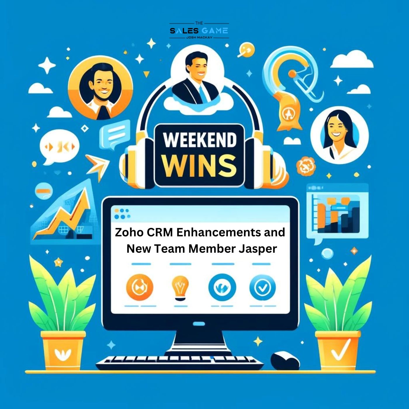 Day 42 and 43: Weekend Wins - Zoho CRM Enhancements and New Team Member Jasper episode artwork