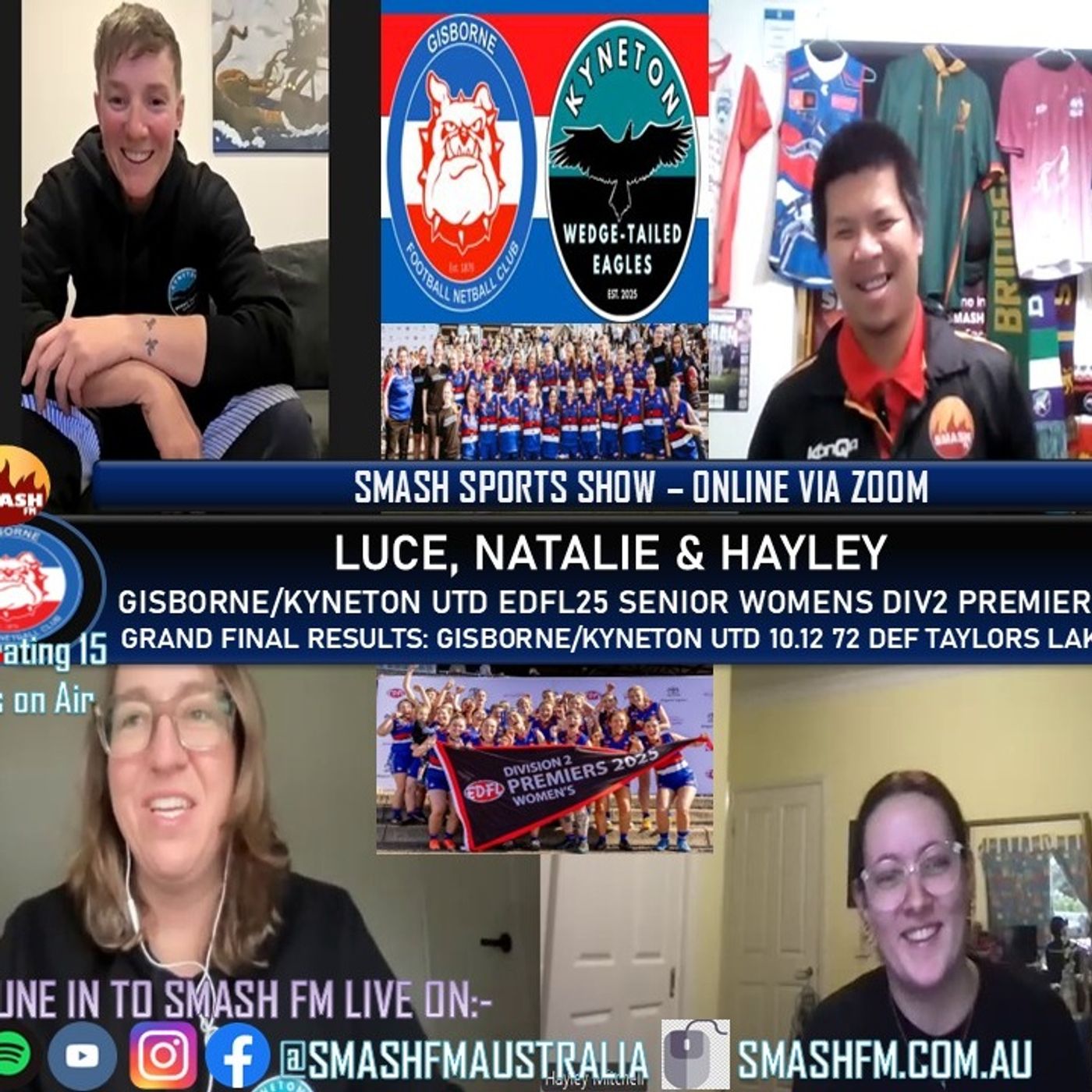 SSS15THYR: Gisborne Kyneton United FC EDFL25 Senior Womens Division 2 Premiership Interviews 211025
