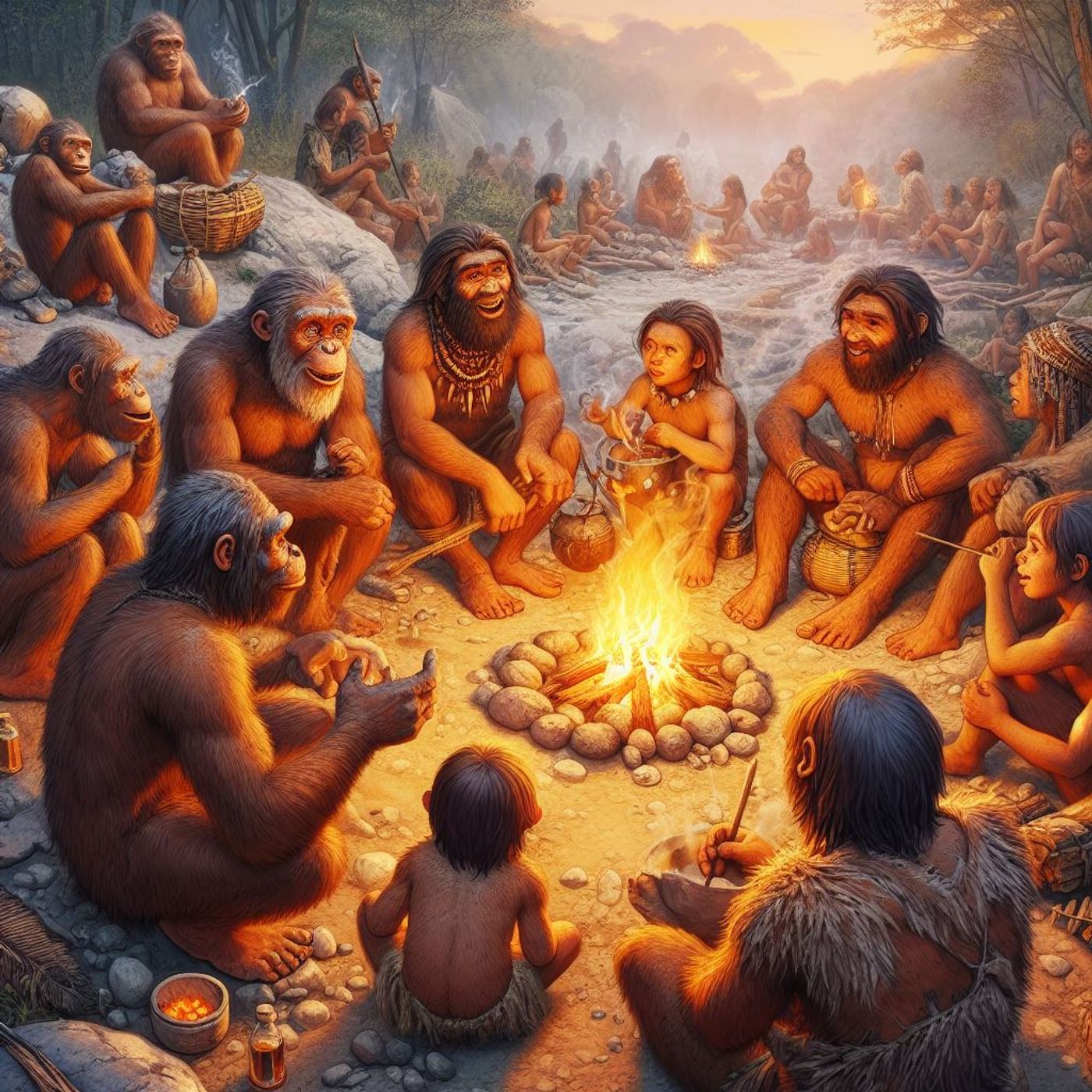 Conhecendo um pouco sobre os hominídeos podcast artwork