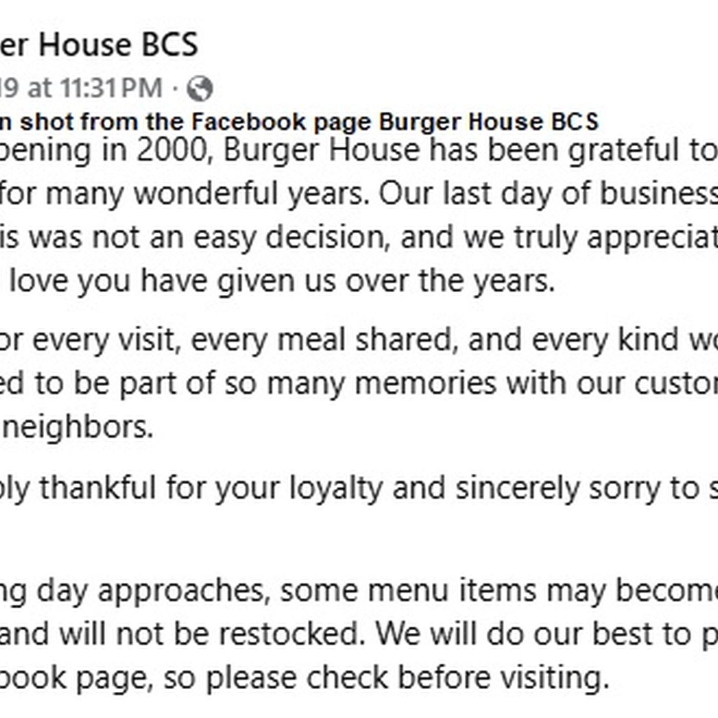 Bryan's Burger House restaurant is closing after 26 years episode artwork