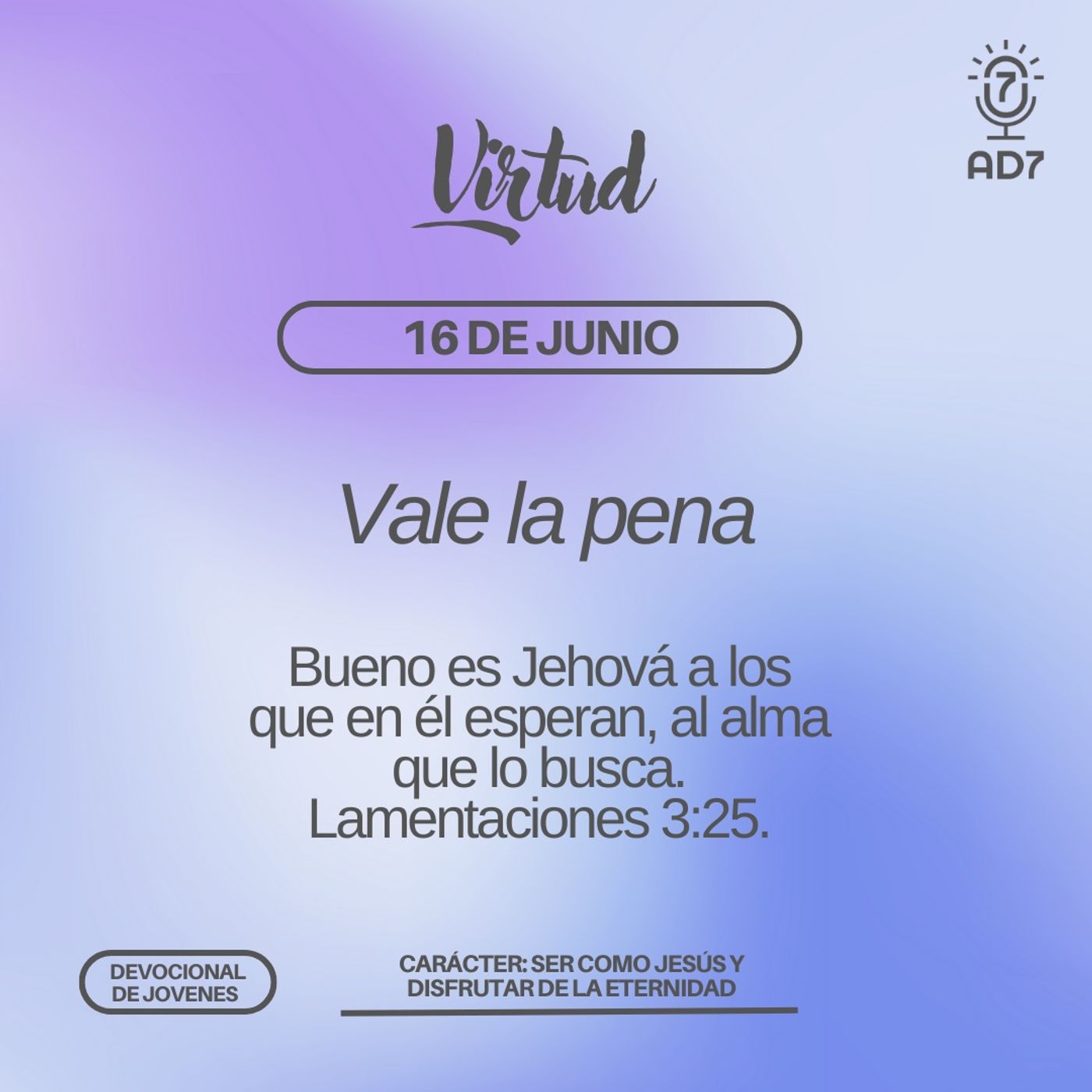 AD7 Devocional - Diferente / Inverso