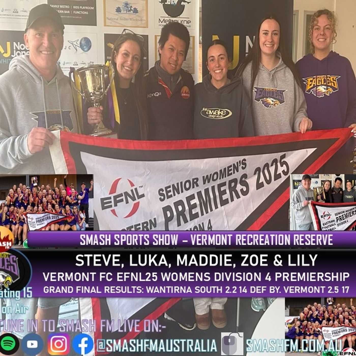 SSS15THYR: Vermont FNC EFNL25 Senior Women’s Division 4 Premiership Interviews 040925
