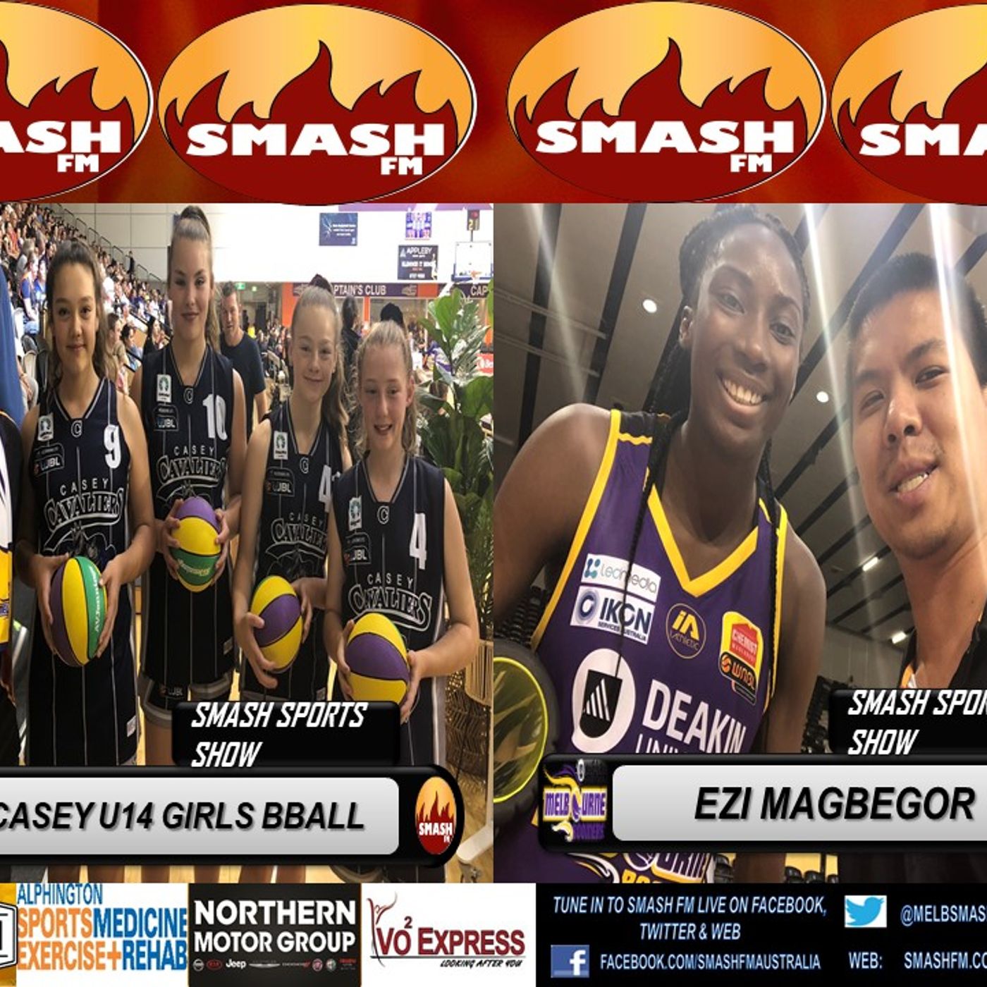 SSS: Melbourne Boomers WNBL & Casey Cavaliers U14 3x3 Team 011218 episode artwork