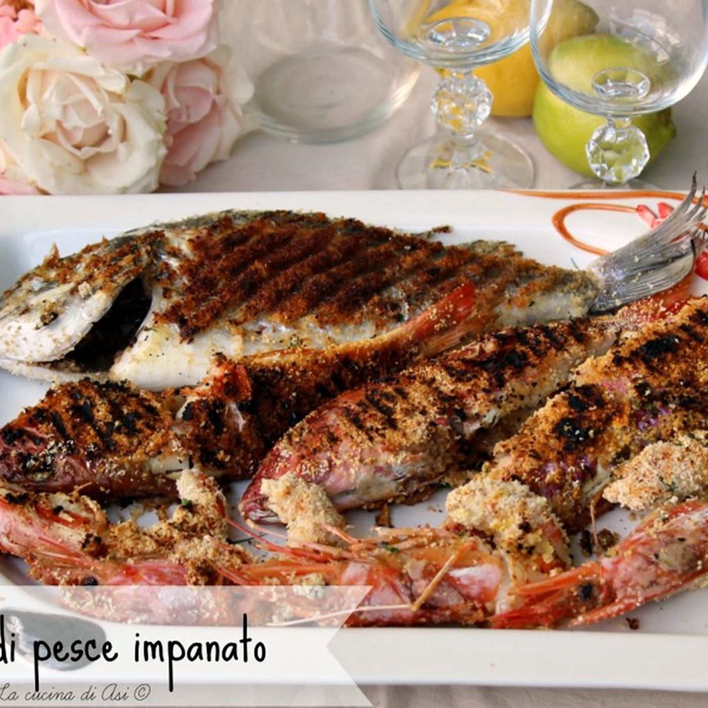 Grigliata di pesce impanato - orata, triglie e gamberoni episode artwork
