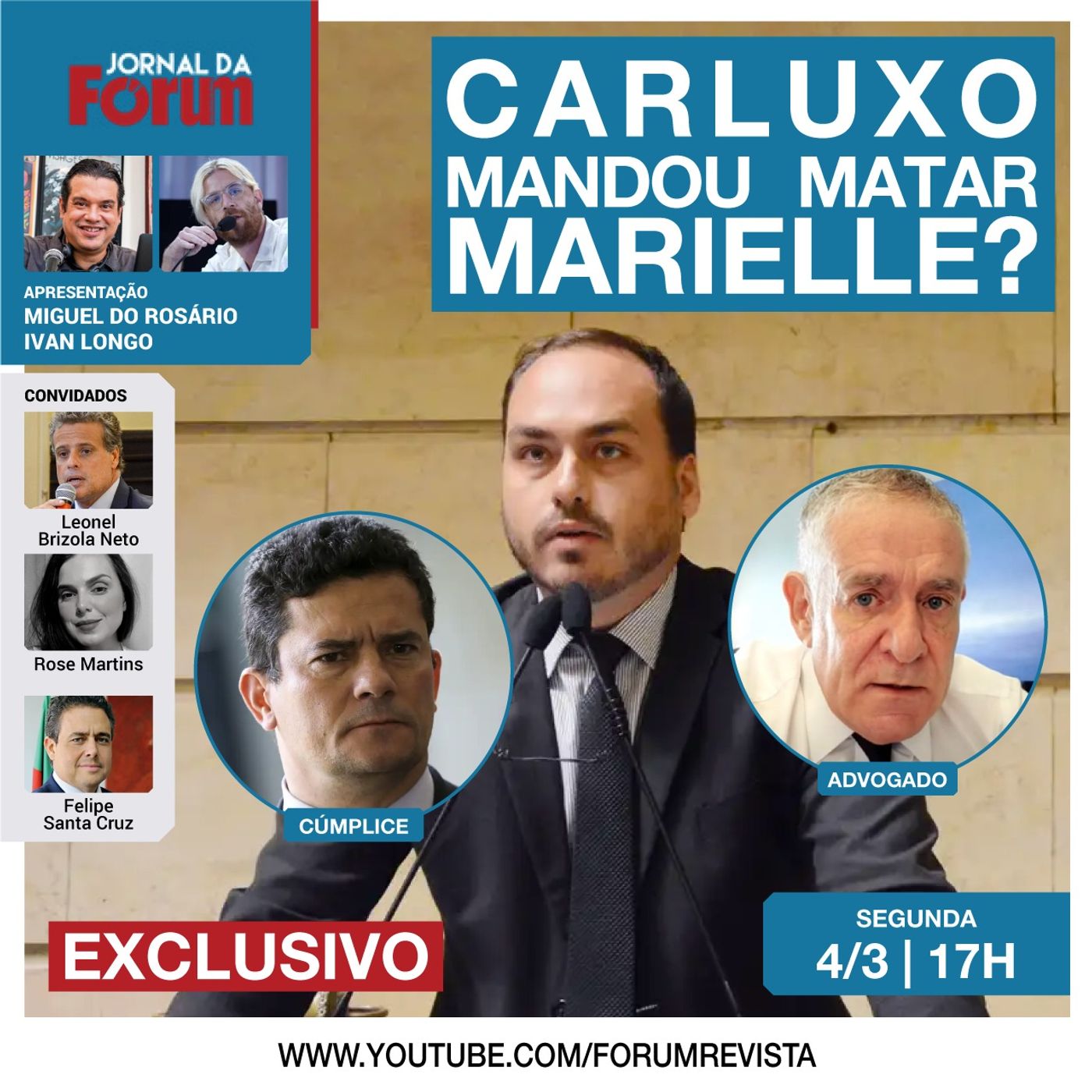 Exclusivo! Advogado envolve Carluxo na morte de Marielle | Moro queria Petrobrás episode artwork