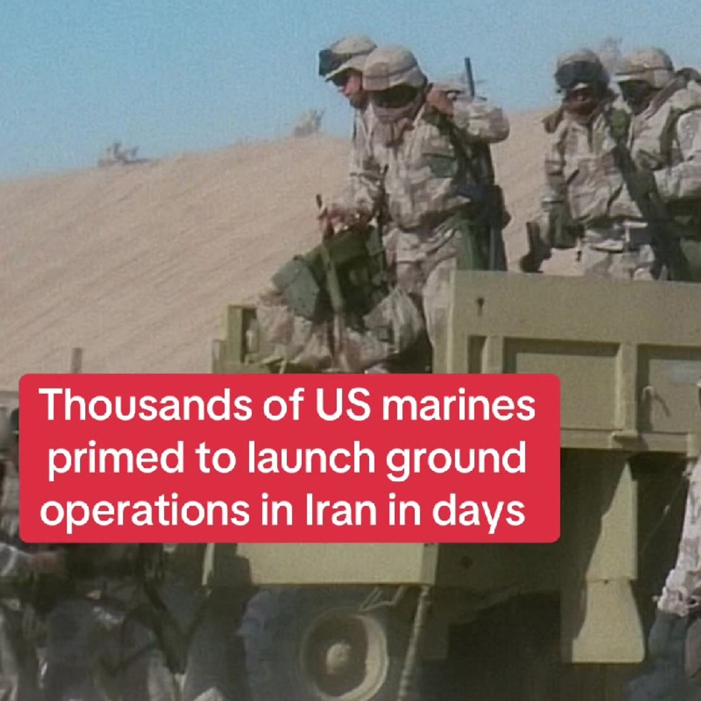 Thousands of battle-ready US Marines are surging towards the Middle East, poised to strike Iran within days if high-stakes secret talks coll episode artwork
